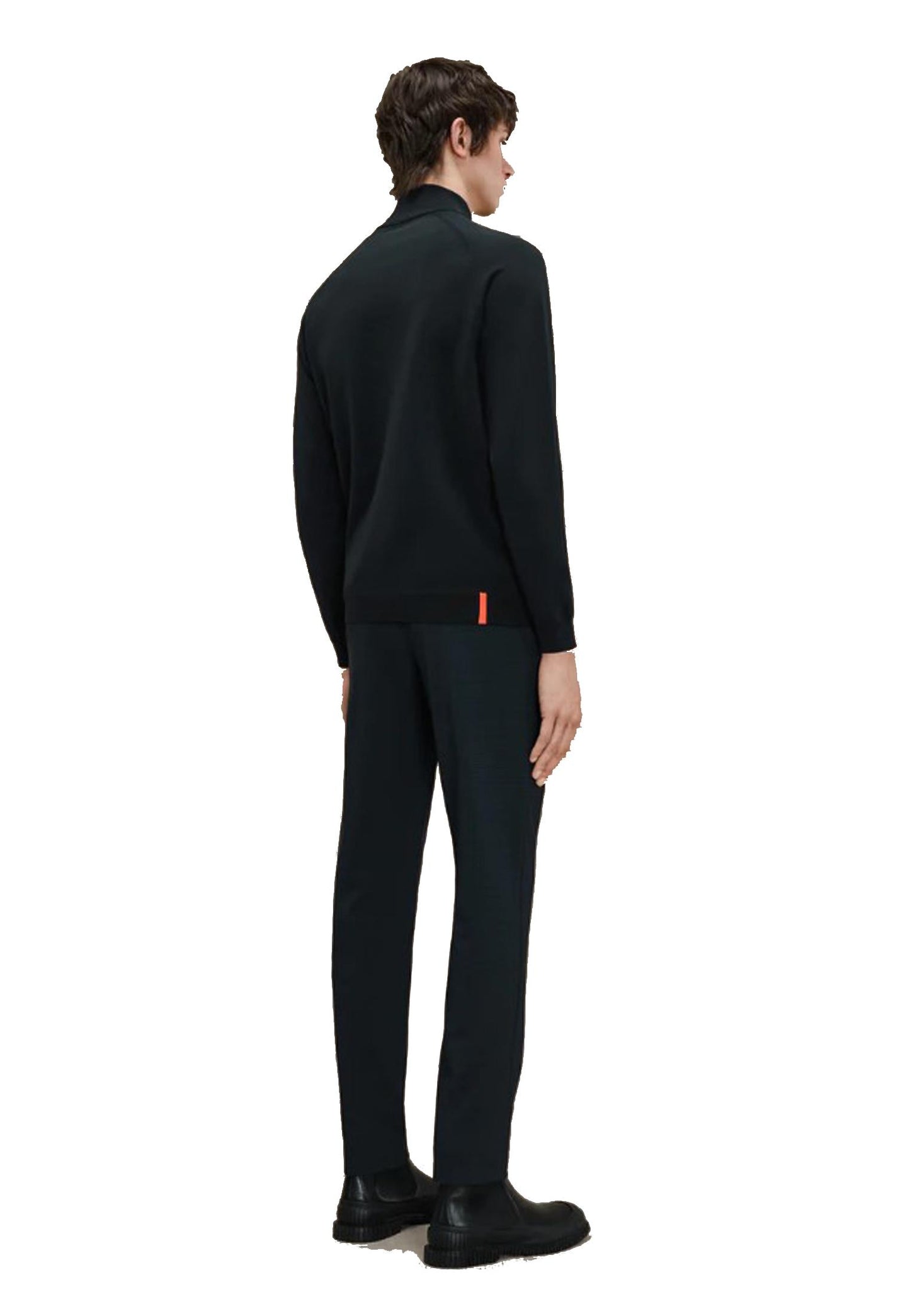 Maglia girocollo blu tecnica RRD A24