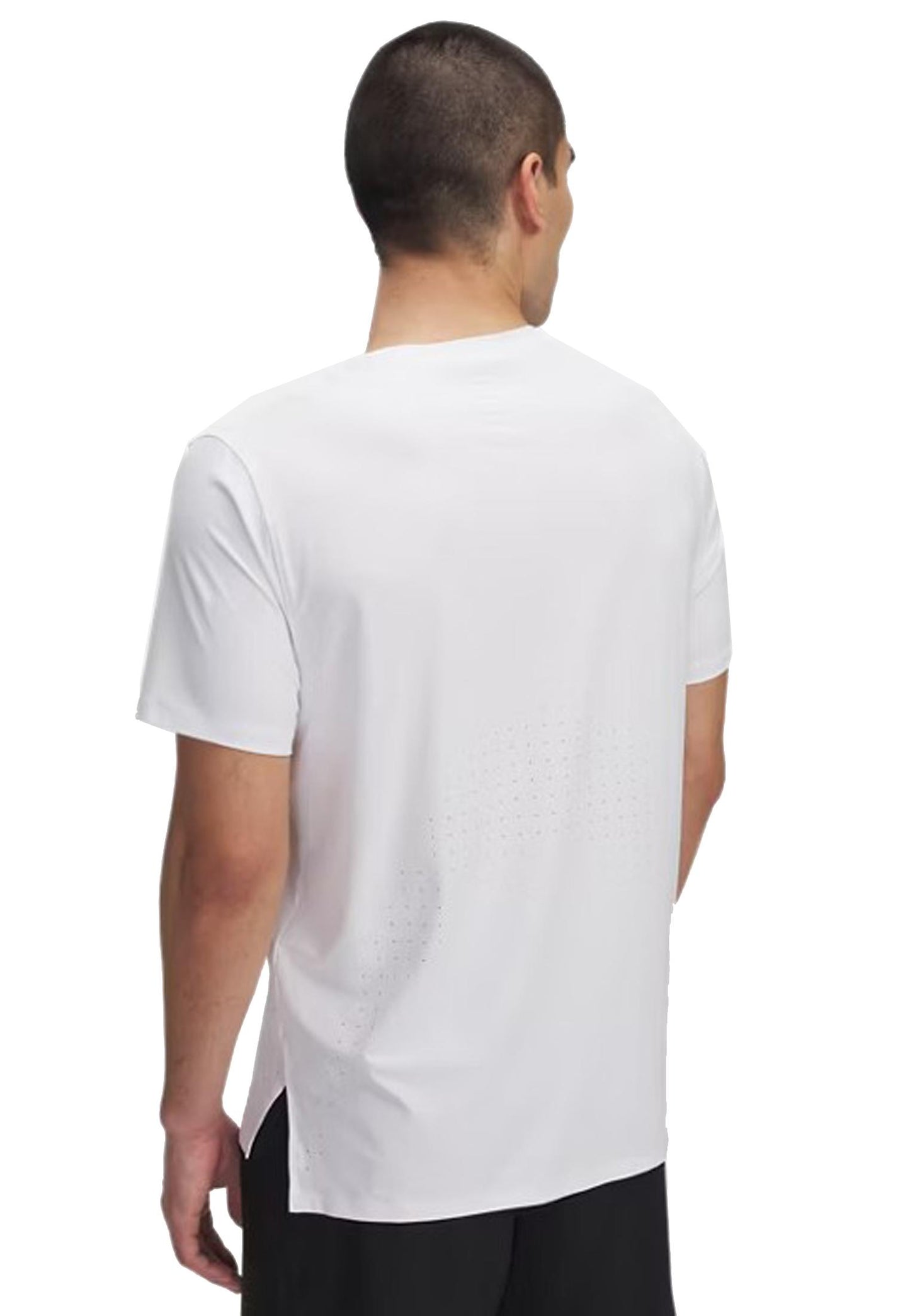 T-shirt girocollo bianca Launch Elite Under Armour A25 77-1389802 01000100 UNDER ARMOUR