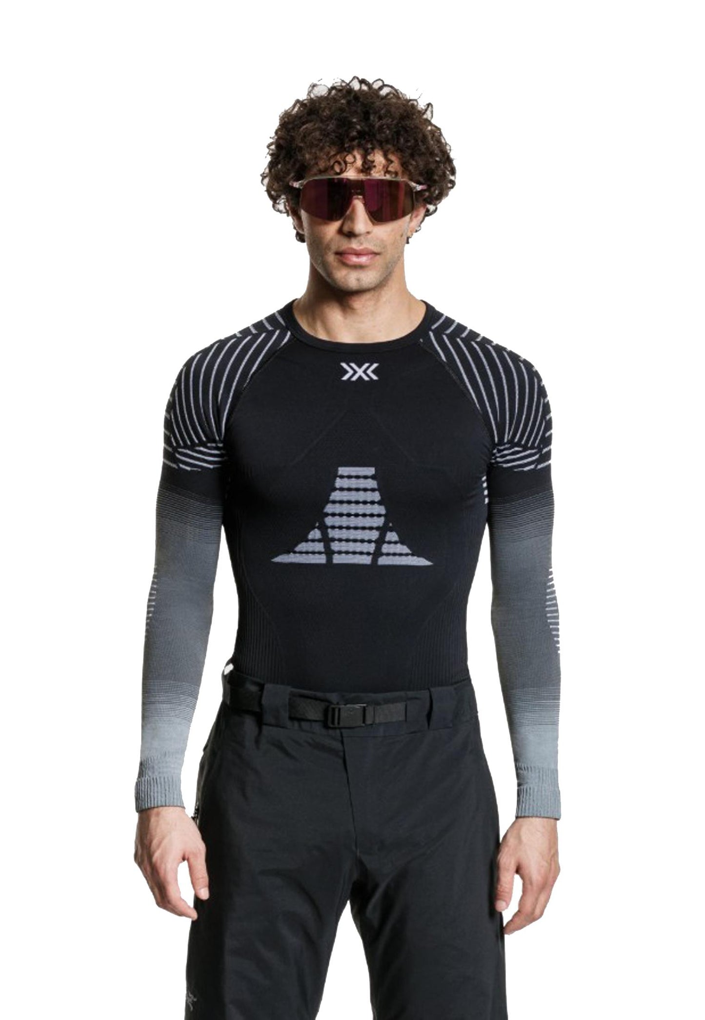 Maglia termica sottosci nera traspirante sportiva X-Bionic A25 IN-YTBYW24M B409B409 X-BIONIC