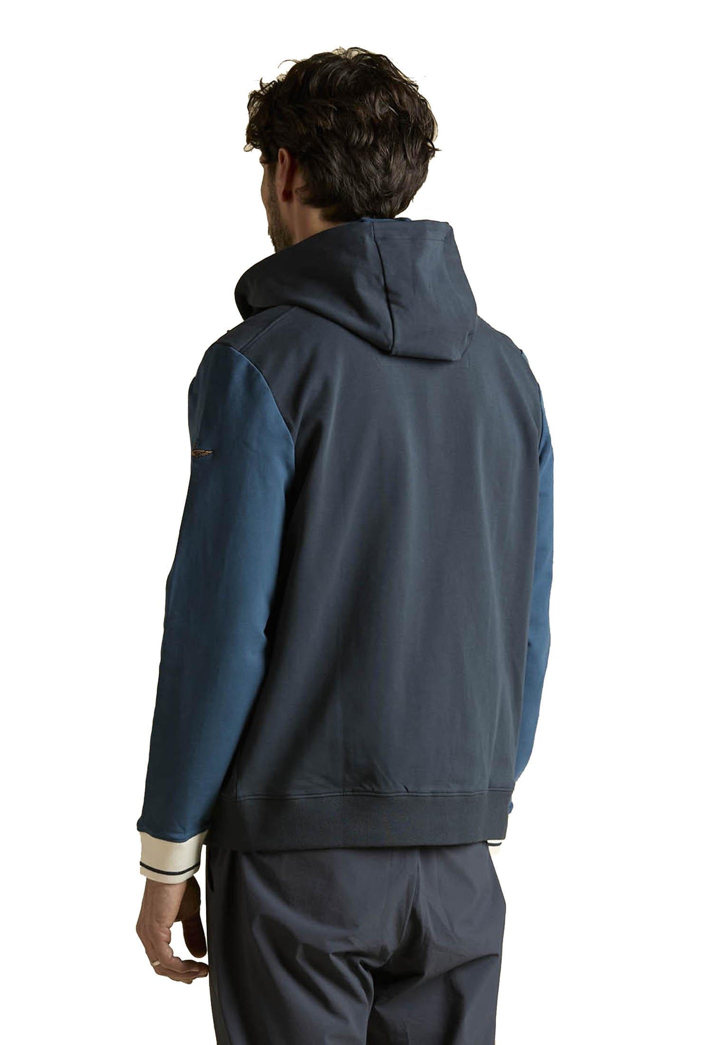 Felpa con cappuccio removibile blu Frecce Tricolori Aeronautica Militare P26 261FE2096UF00674 9472094720 AERONAUTICA MILITARE