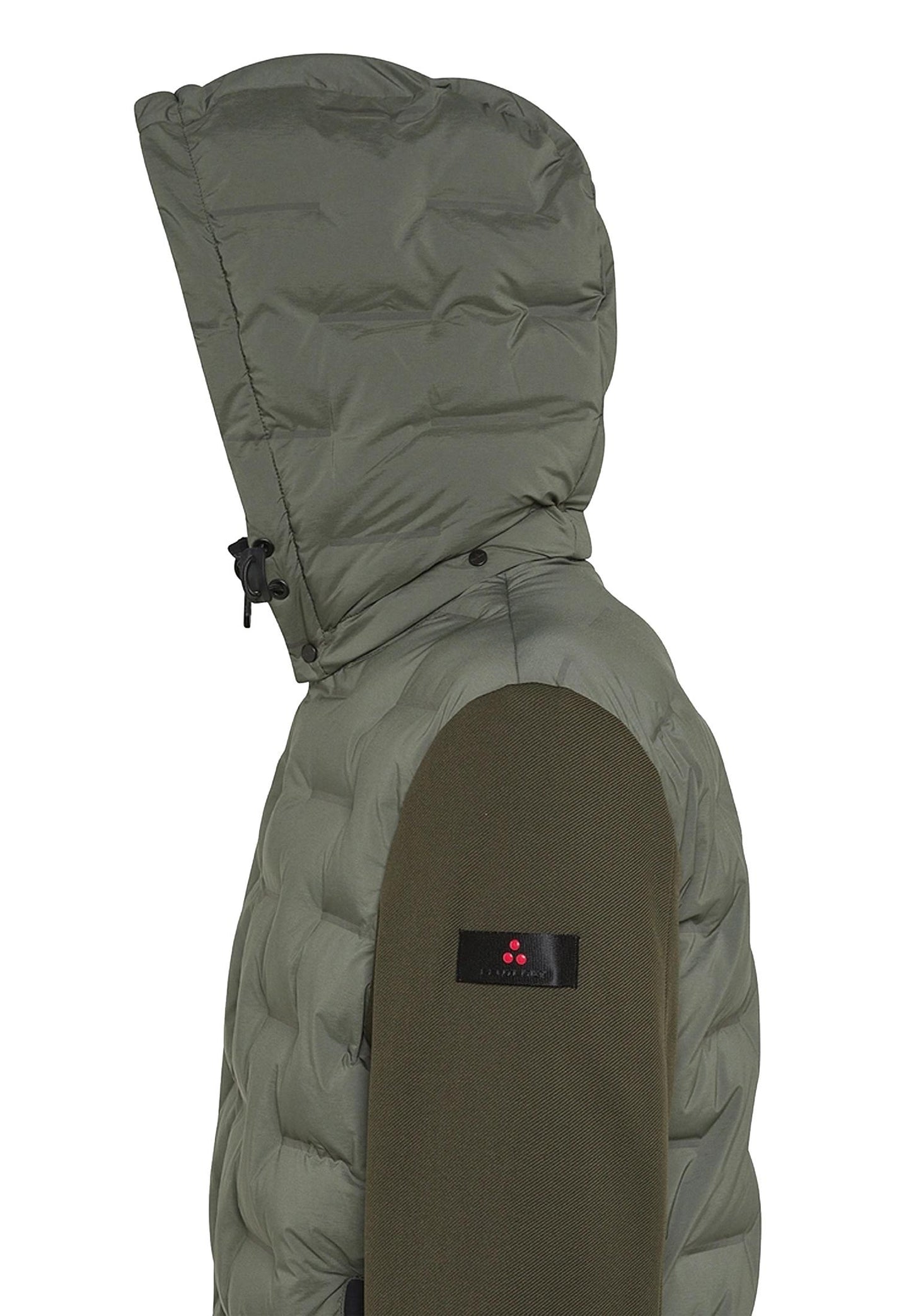 Giacca trapuntato verde oliva bimateriale Holzer Peuterey A25 PEU5206 01191802 690690 PEUTEREY