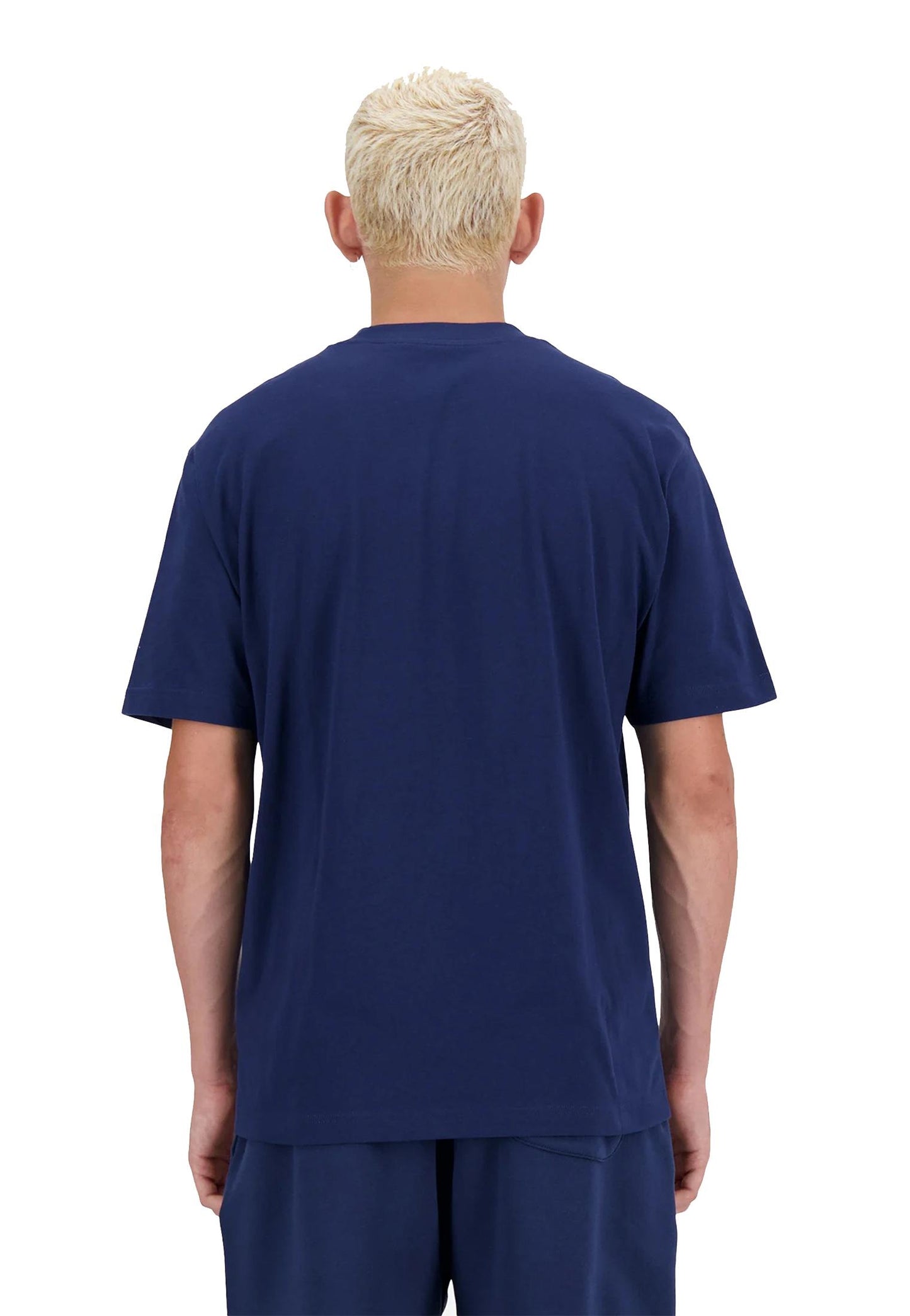 T-shirt girocollo cotone blu Sport Essential New Balance P26 MT41509NNY NBNAVY NEW BALANCE