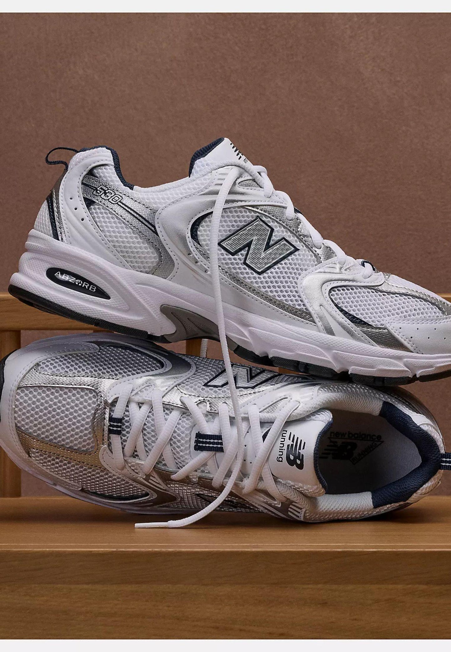 Scarpe sportive sneakers bianche blu da corsa running 530 New Balance A25 NBMR530SG WHITE BLUEWHITE BLUE NEW BALANCE