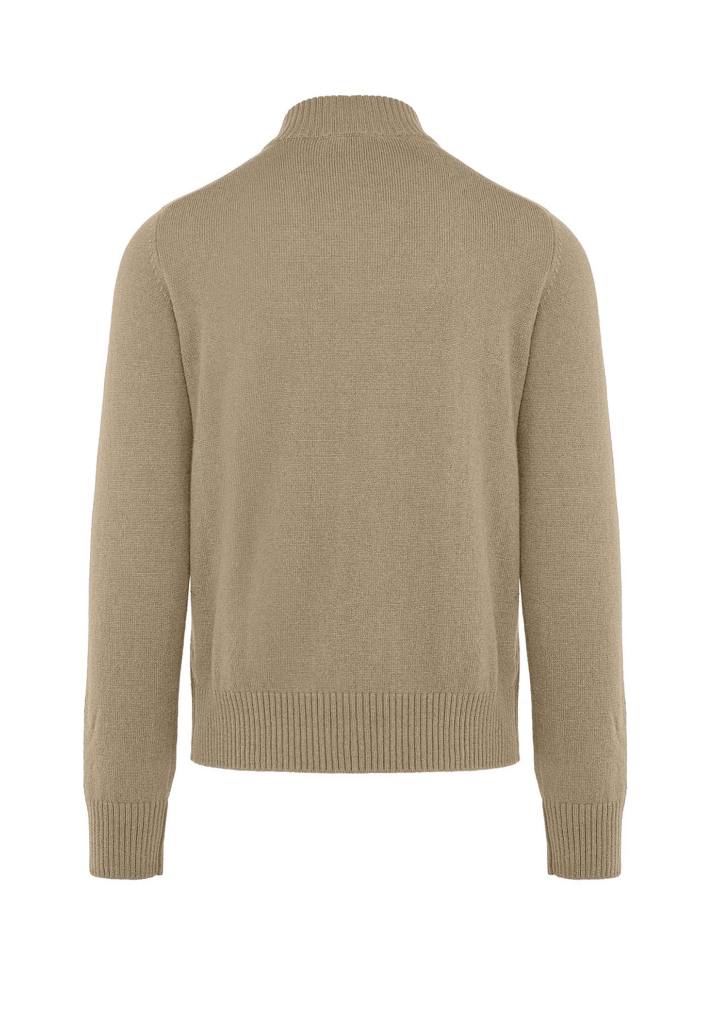 Maglione beige lana collo alto e bottoni Bomboogie A25 MM9307 KWM504 BOMBOOGIE