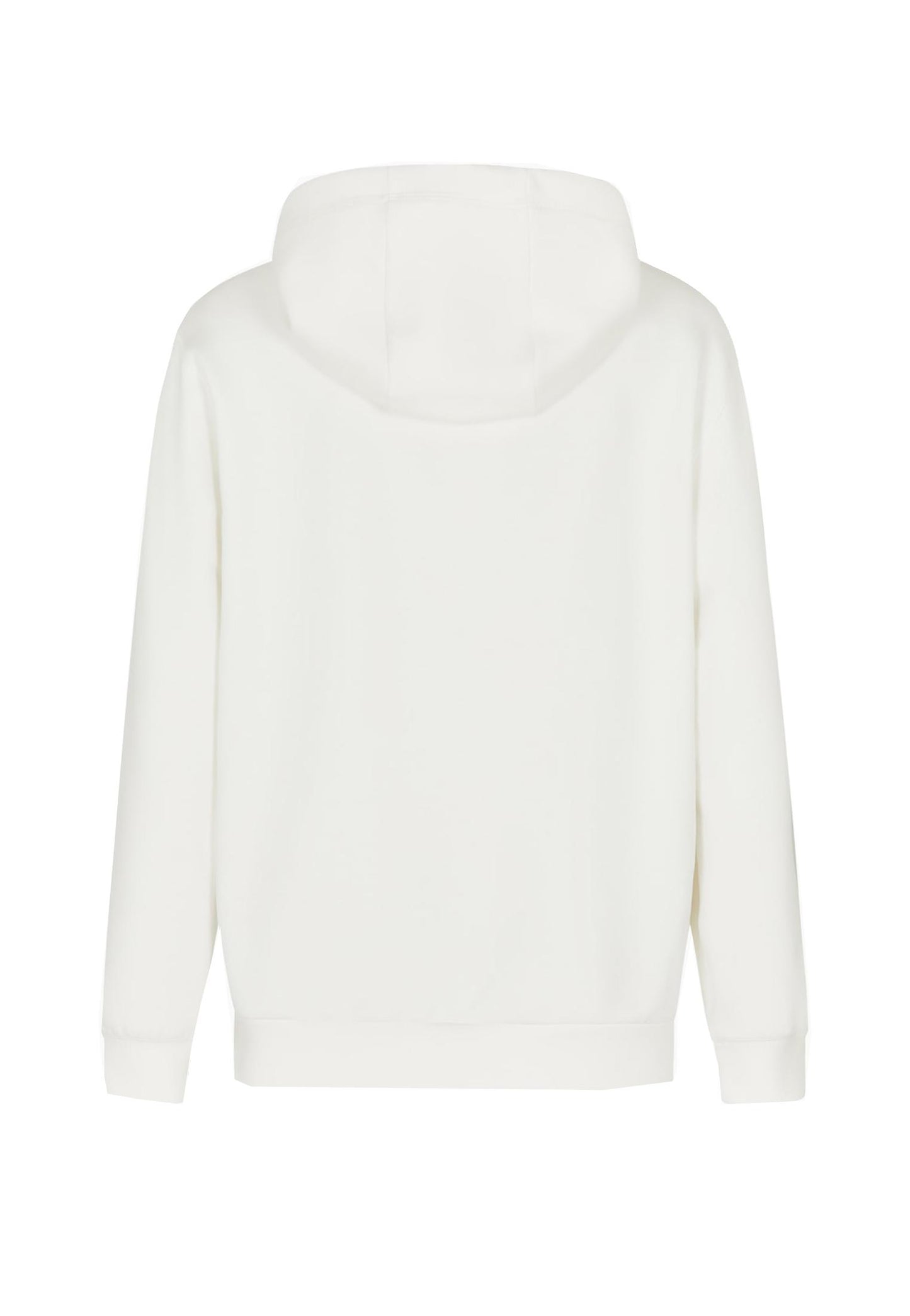 Felpa con cappuccio bianca misto cotone EA7 Armani A25 7X000131 AF13790 U1105U1105 EA7