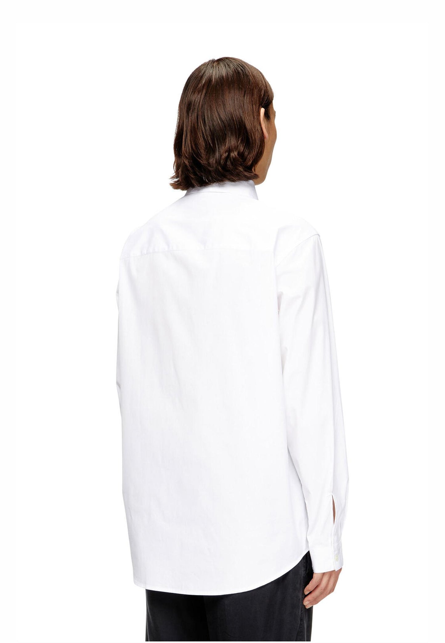 Camicia bianca popeline cotone S-Simply Diesel P26 A204720GSBH 100100 DIESEL