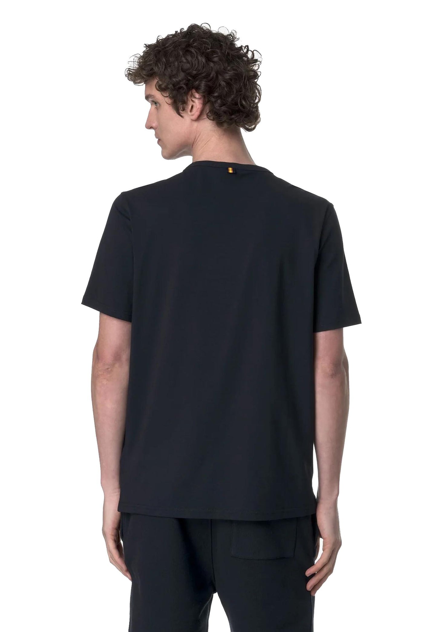 T-shirt girocollo blu cotone jersey Adame Light K-Way P26 K71349W K89K89 K-WAY