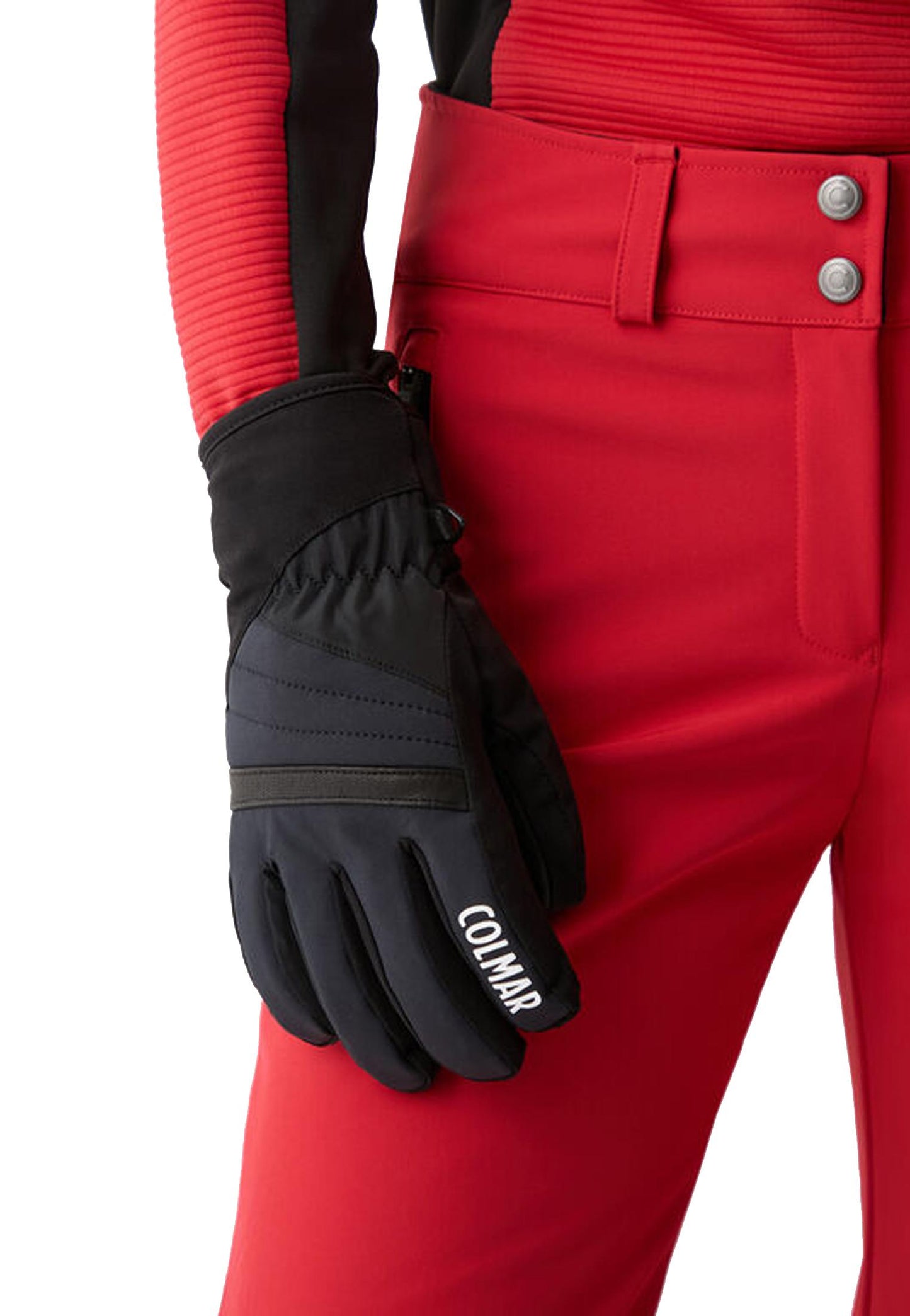 Guanti da sci neve neri donna neve impermeabili in pelle Colmar A25 5118 8XP99 COLMAR