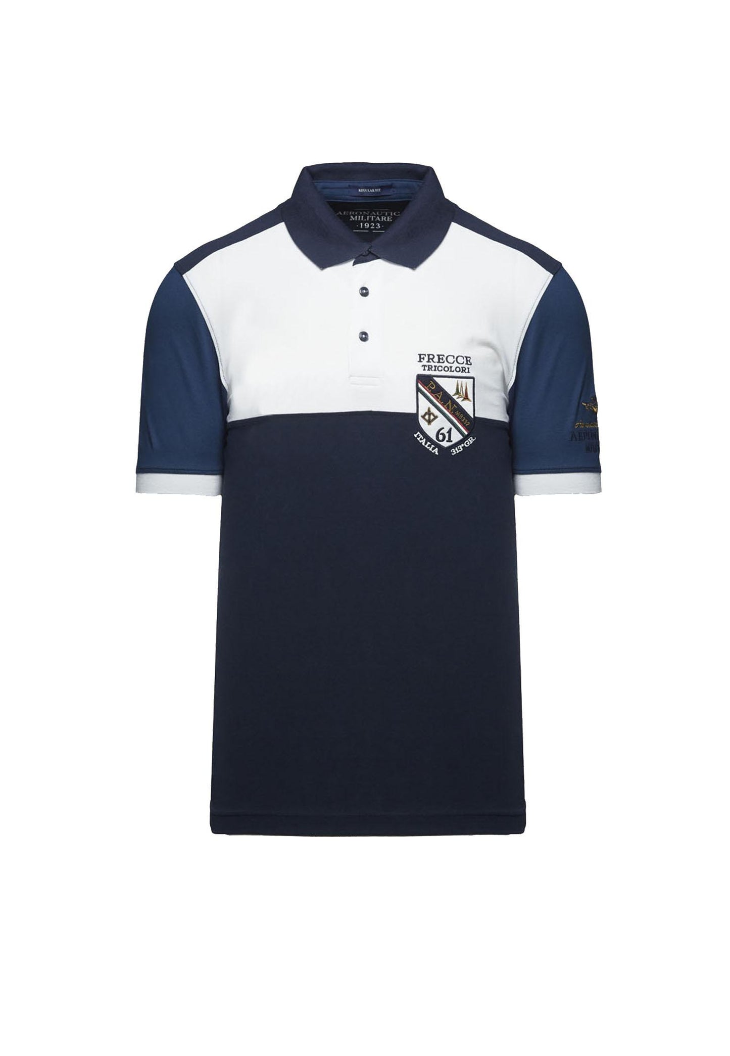 Polo a manica corta blu Frecce Tricolori Aeronautica Militare P26 261PO1915UP00191 9472094720 AERONAUTICA MILITARE