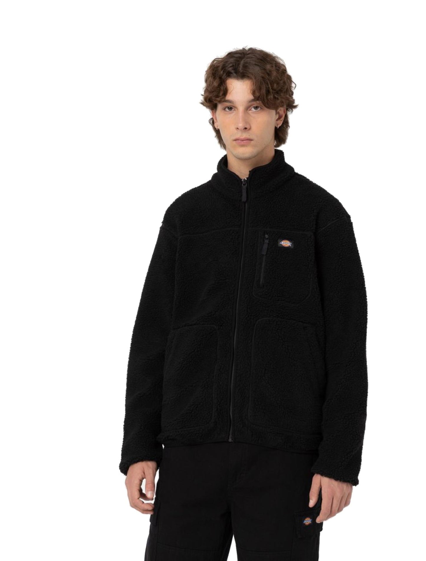 Pile giacca nero Mount Hope Fleece Dickies A25 DK0A4YEEBLK1 DKBLKDKBLK DICKIES