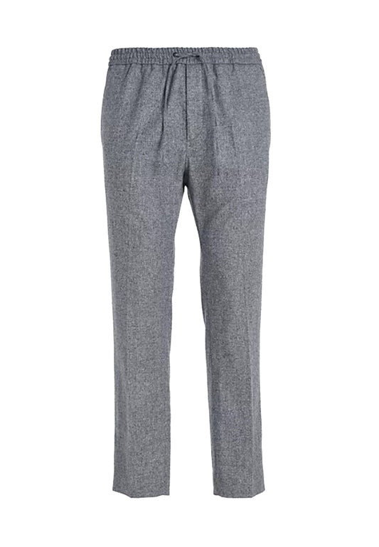 Pantalone misto lana flanella grigio Calvin Klein A23