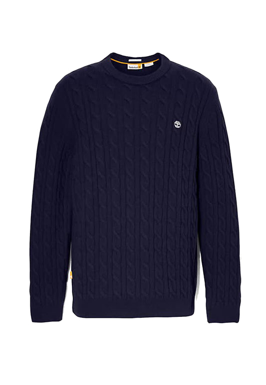 Timberland A23 blue wool crewneck sweater