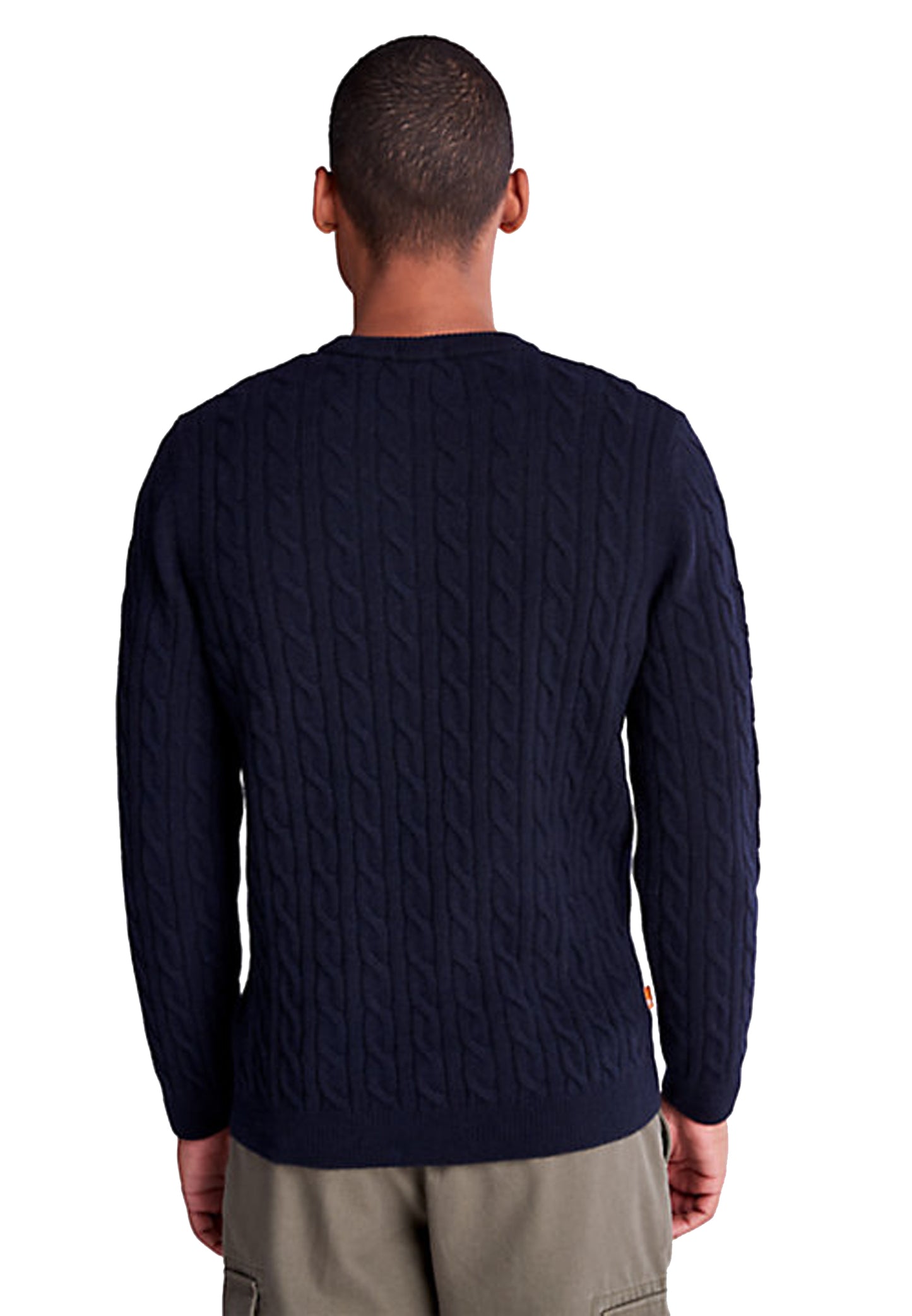 Maglione blu girocollo lana Timberland A23