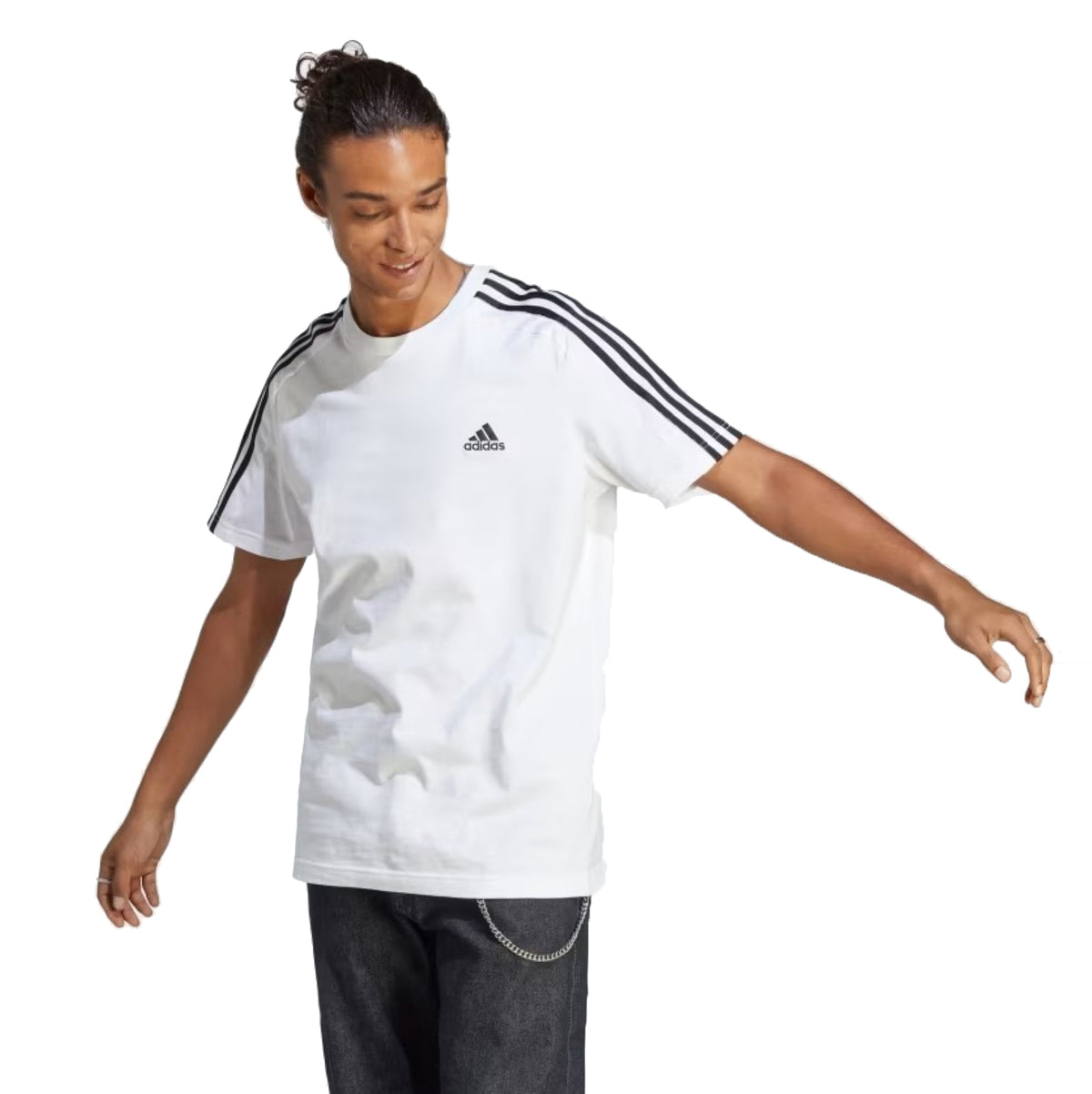 T-shirt essentials a maniche corte bianca Adidas A24 IC9336 / ADIDAS 