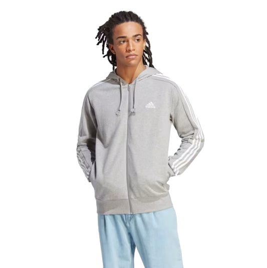 Felpa con cappuccio uomo grigio Adidas A24 IC9833 / ADIDAS 