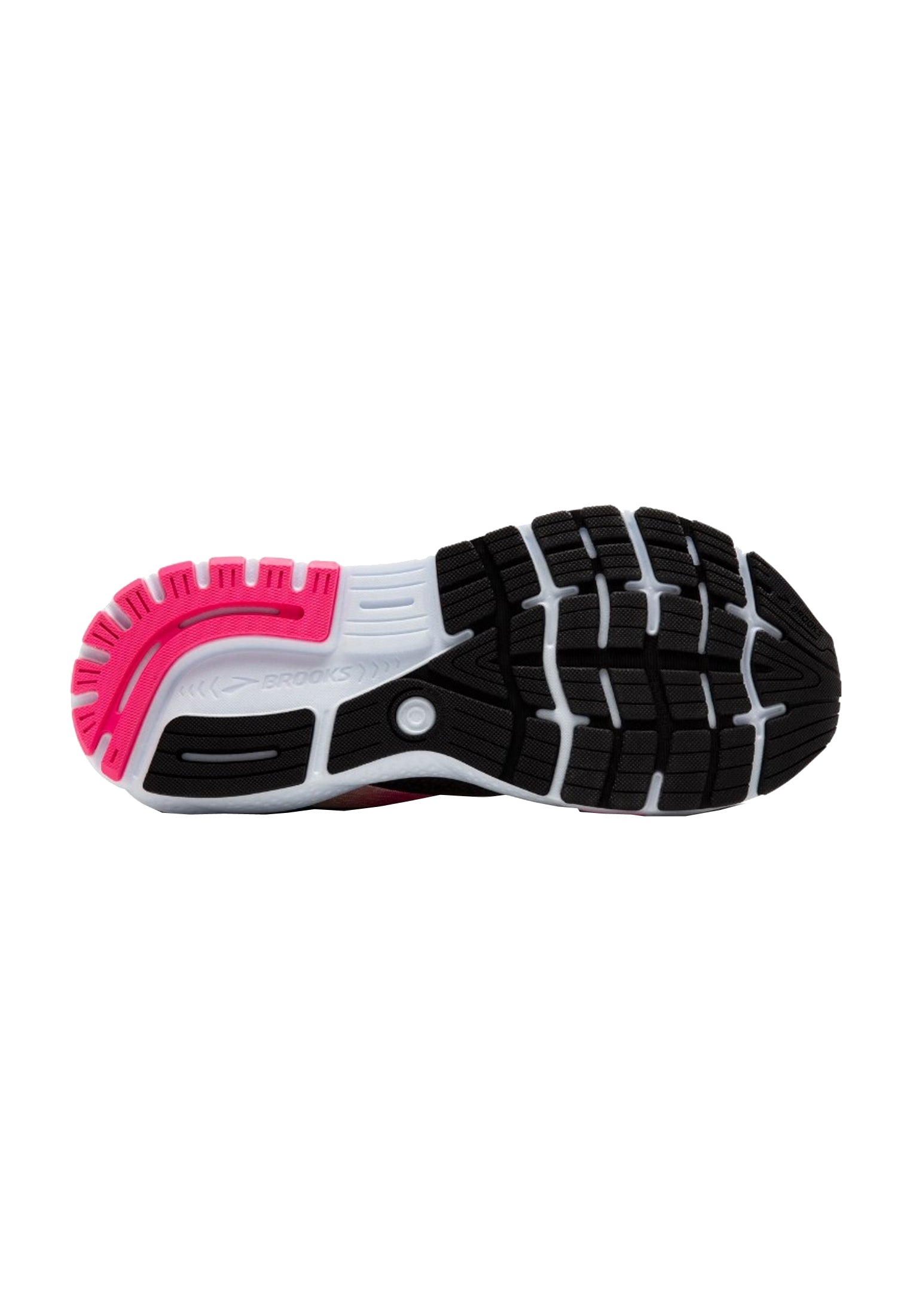 Scarpe sneakers da corsa donna nere e rosa Ghost 16 Brooks A24 GHOST 16 120407 B074BLACK PINK YELLOW BROOKS 
