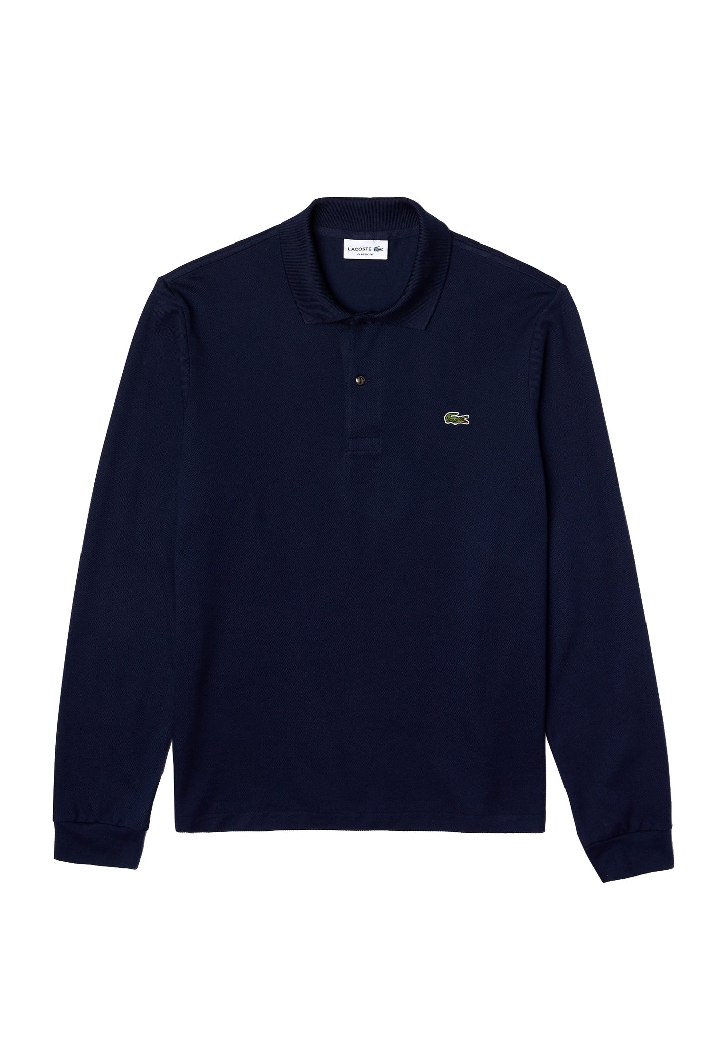 Polo a maniche lunghe blu navy con logo Lacoste A24 L1312 166166 LACOSTE 