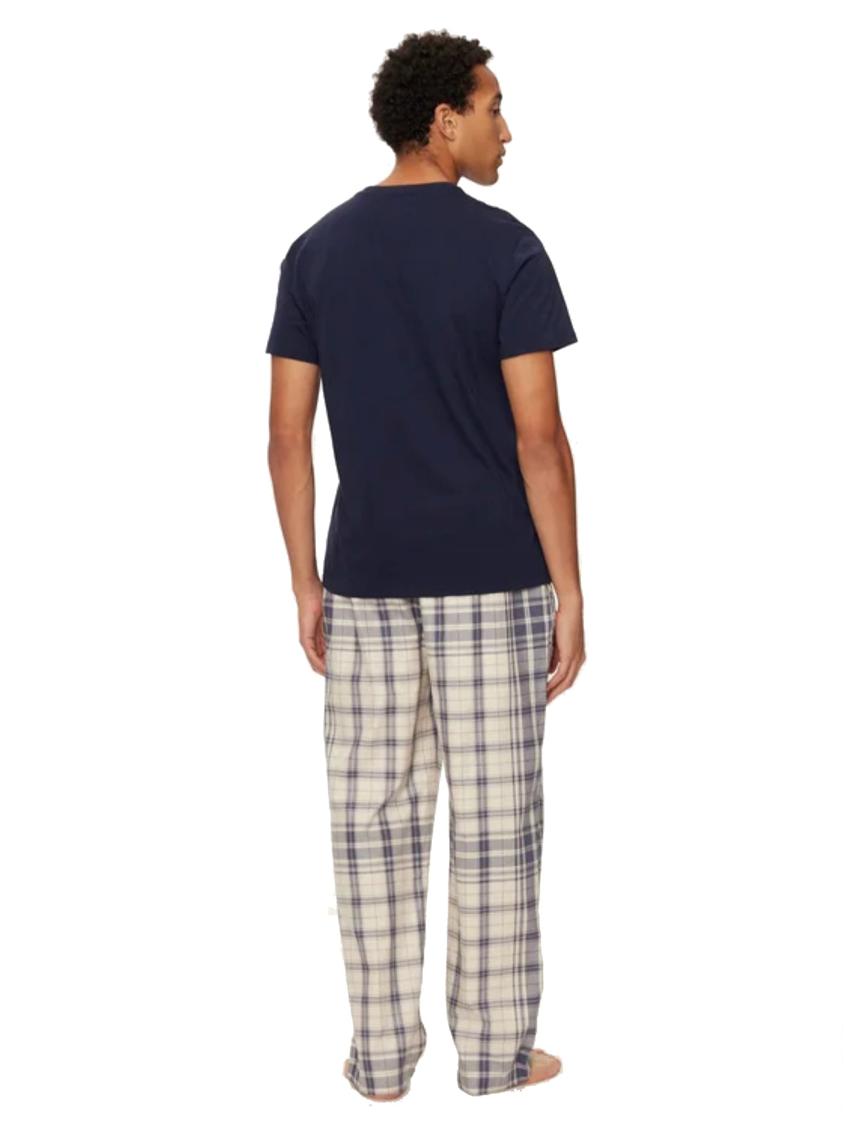 Pigiama t-shirt e pantaloni blu/beige Polo Ralph Lauren A24 714931645003 / POLO RALPH LAUREN 