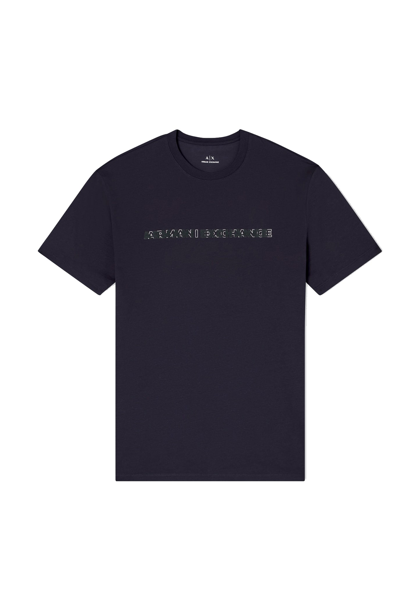 T-shirt girocollo cotone blu navy regular fit Armani Exchange A25 XM001458 AF10364 UB101UB101 ARMANI EXCHANGE 