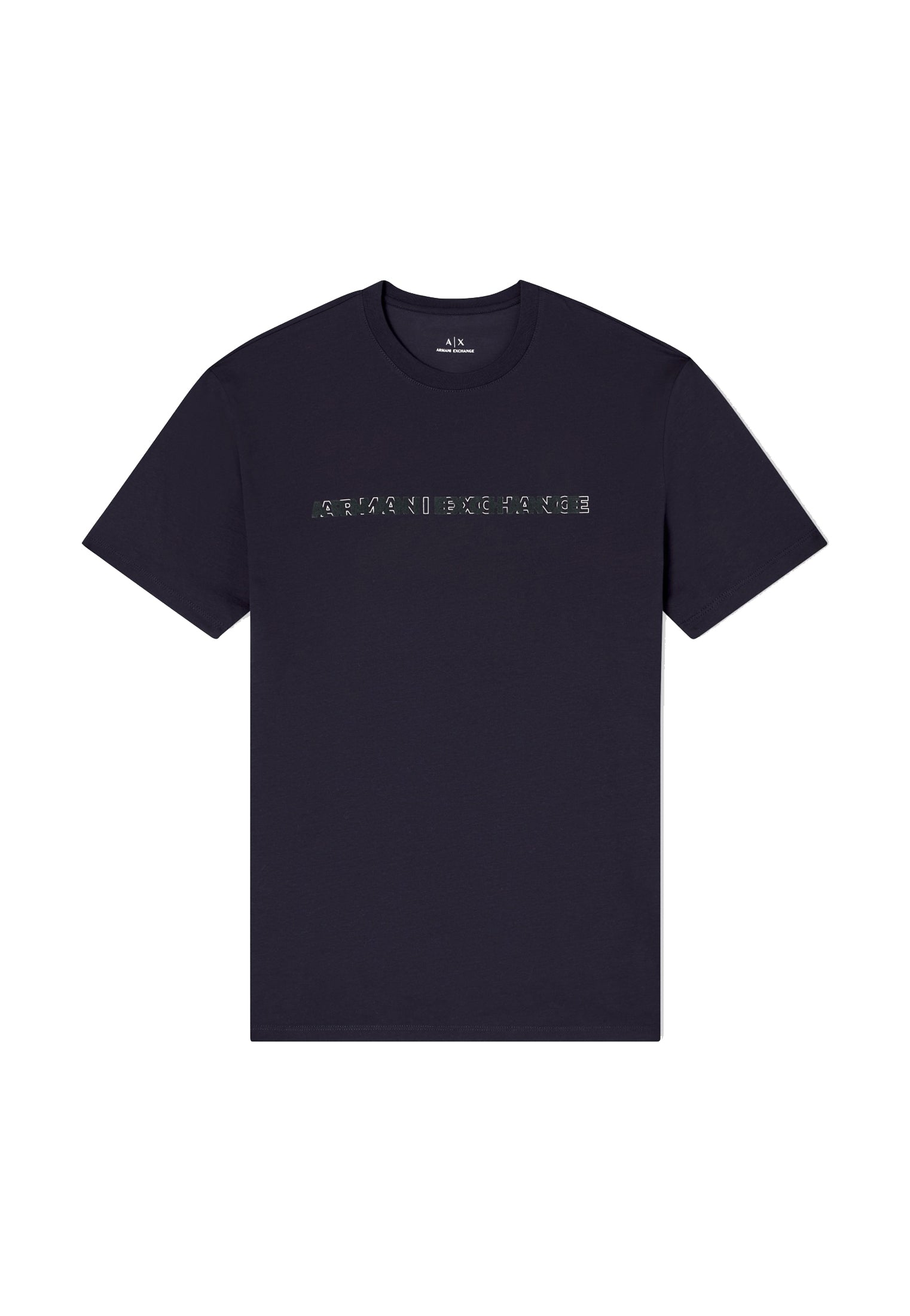 T-shirt girocollo cotone blu navy regular fit Armani Exchange A25 XM001458 AF10364 UB101UB101 ARMANI EXCHANGE 