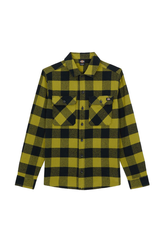 Camicia a quadri in flanella verde Sacramento Dickies A25 DK0A4XDZL201 DKL20DKL20 DICKIES 