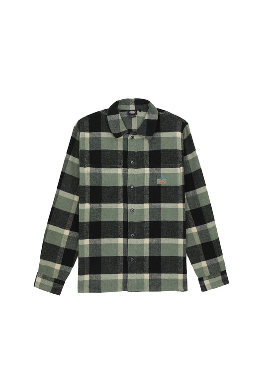 Camicia a quadri verde misto lana Coaling Dickies A25 DK0A4XZZL191 DKL19DKL19 DICKIES 