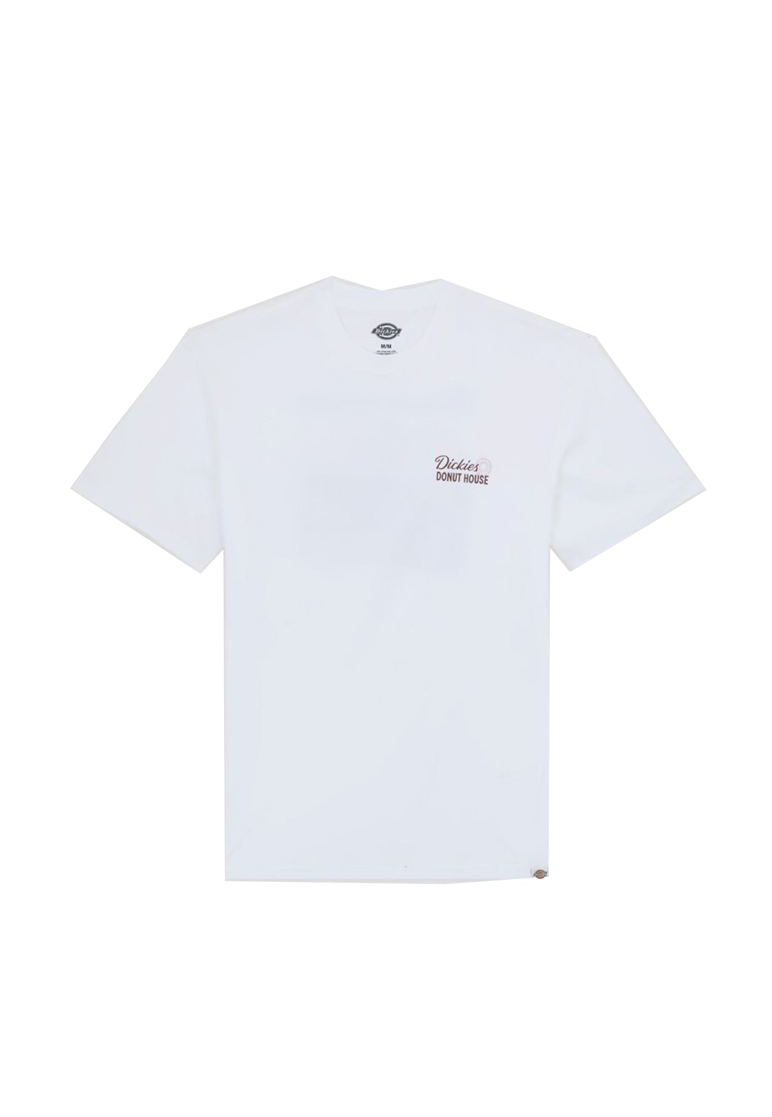 T-shirt girocollo bianca cotone Donut House Dickies A25 DK0A87QN0WH1 DK0WHDK0WH DICKIES 