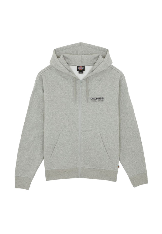 Felpa con cappuccio fullzip grigia Bolivar Dickies A25 DK0A88L5GYM1 DKGYMDKGYM DICKIES 