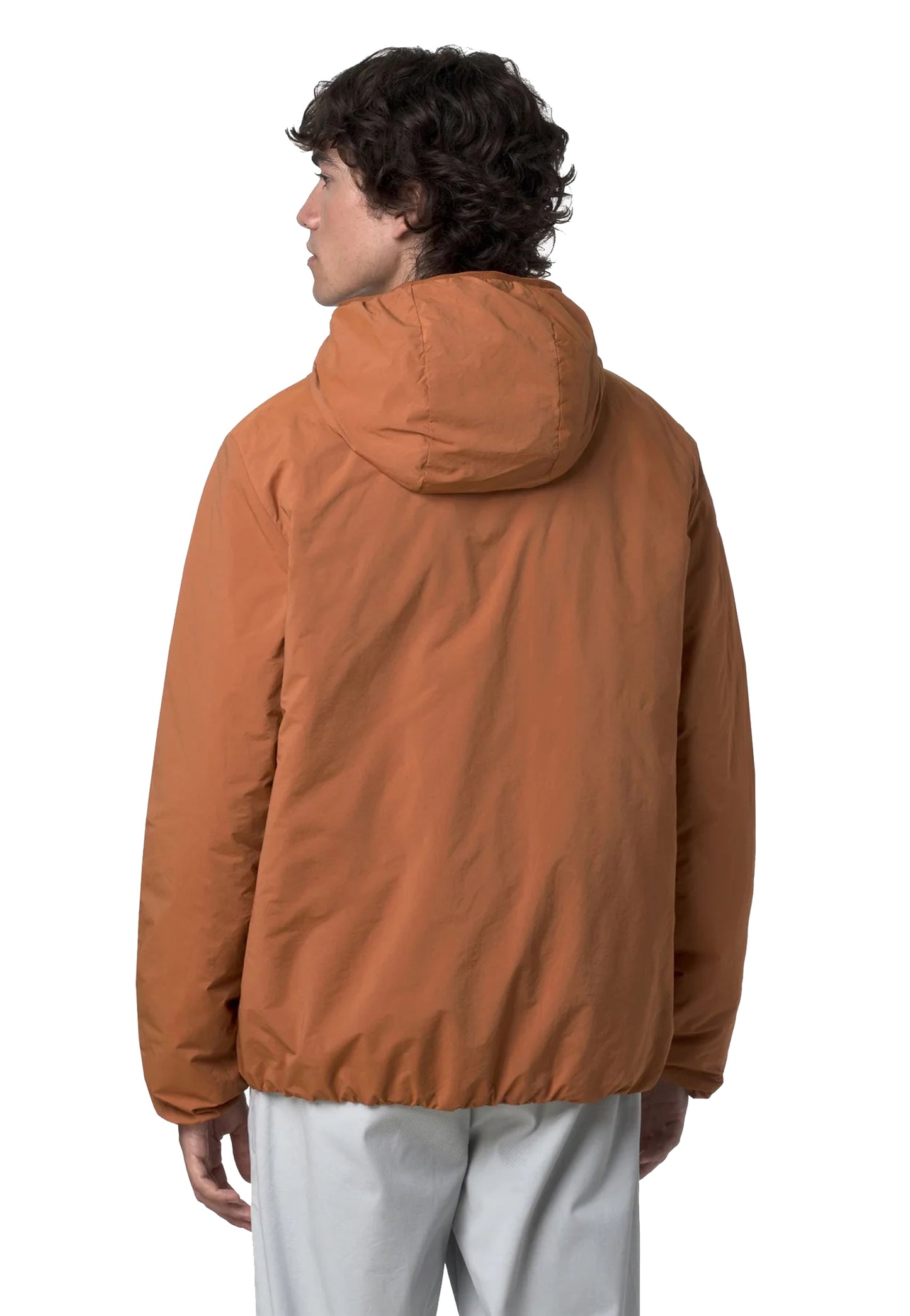 Giacca arancione imbottita blu Jack Plain Warm K-Way A25 K2136DW WGGWGG K-WAY 