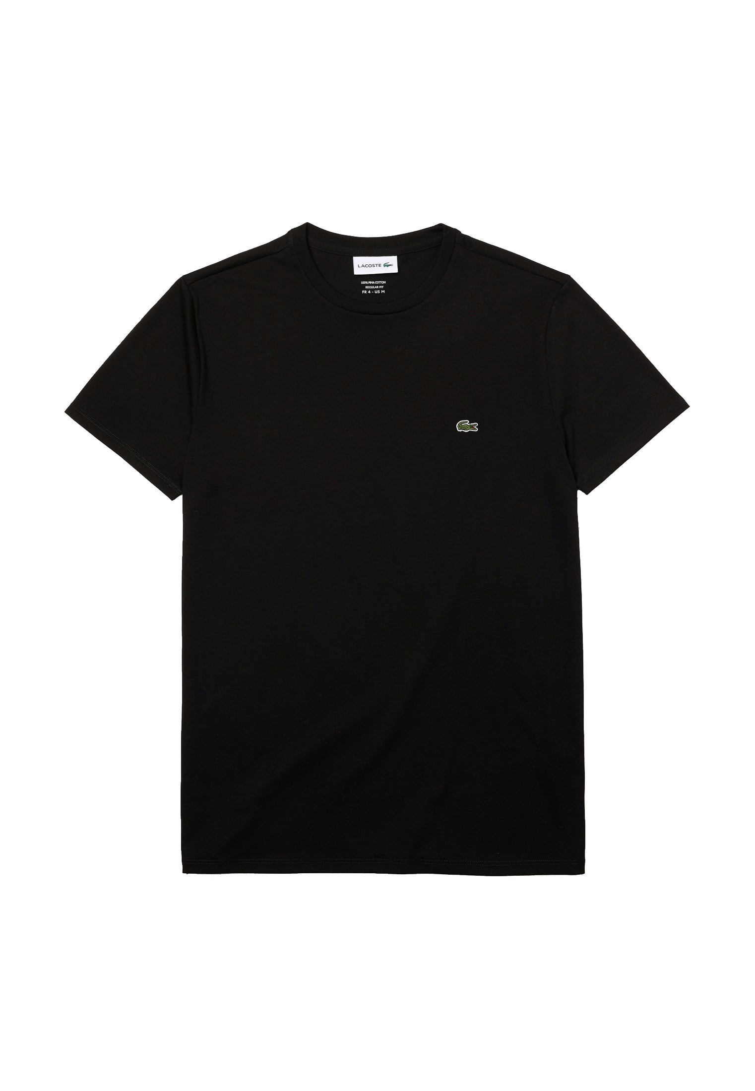 T-shirt girocollo classica cotone nera Lacoste A25 TH6709 031031 LACOSTE 