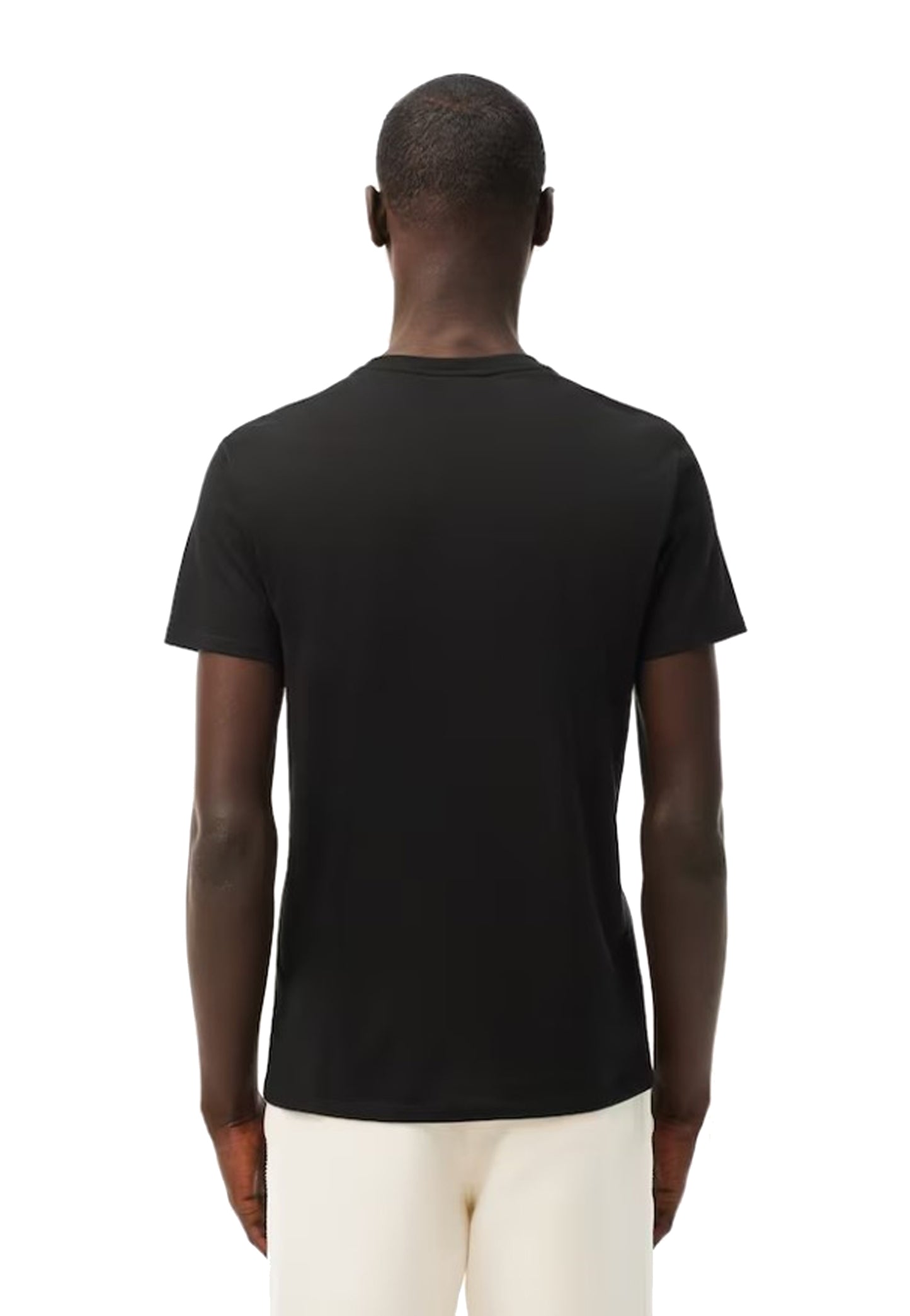 T-shirt girocollo classica cotone nera Lacoste A25 TH6709 031031 LACOSTE 