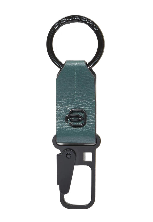 Moschettone portachiavi in pelle verde Piquadro A25 PC6846W137 VEVE PIQUADRO 