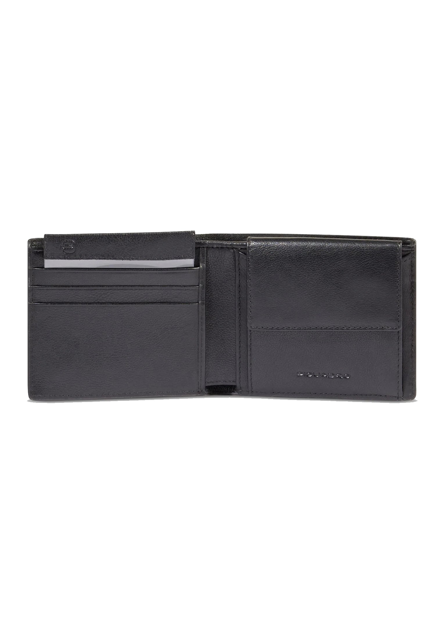 Portafoglio nero uomo con portamonere porta carte di credito Piquadro A25 PU4188W136R NN PIQUADRO 