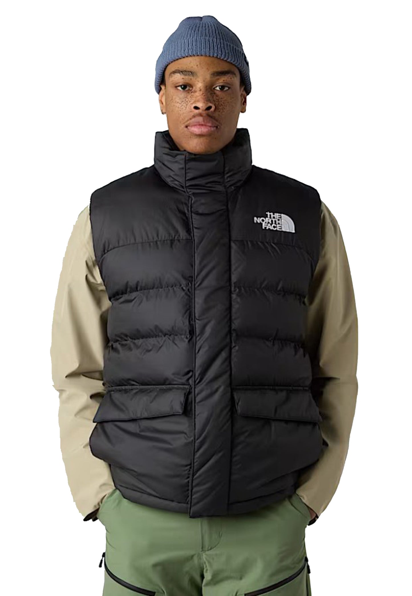 Gilet imbottito smanicato nero Limbara The North Face A25 NF0A89G6JK31 BLACKBLACK THE NORTH FACE 