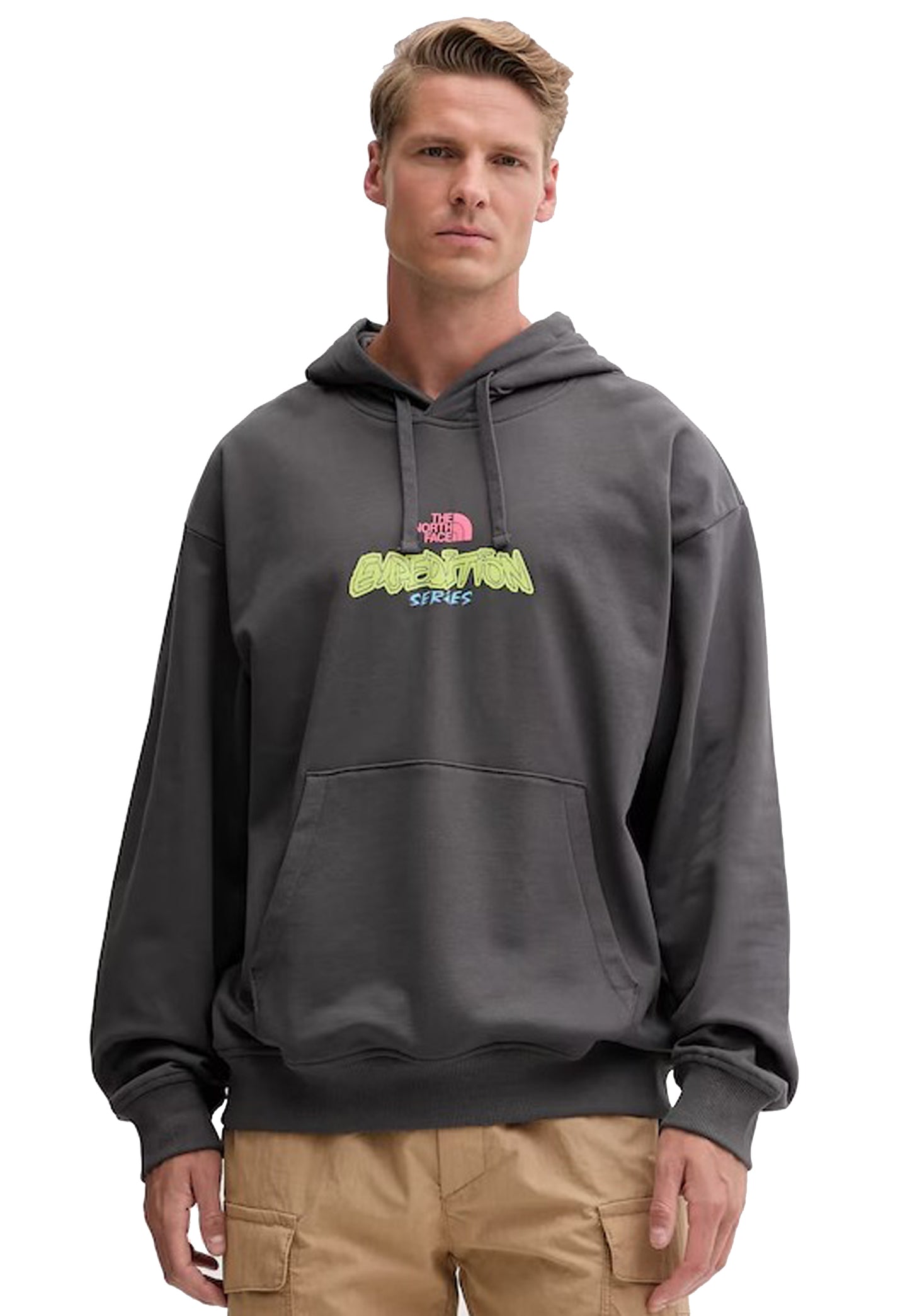 Felpa con cappuccio grigio Expedition Celebration The North Face A25 NF0A8E3FRHI1 NFRHINFRHI THE NORTH FACE 