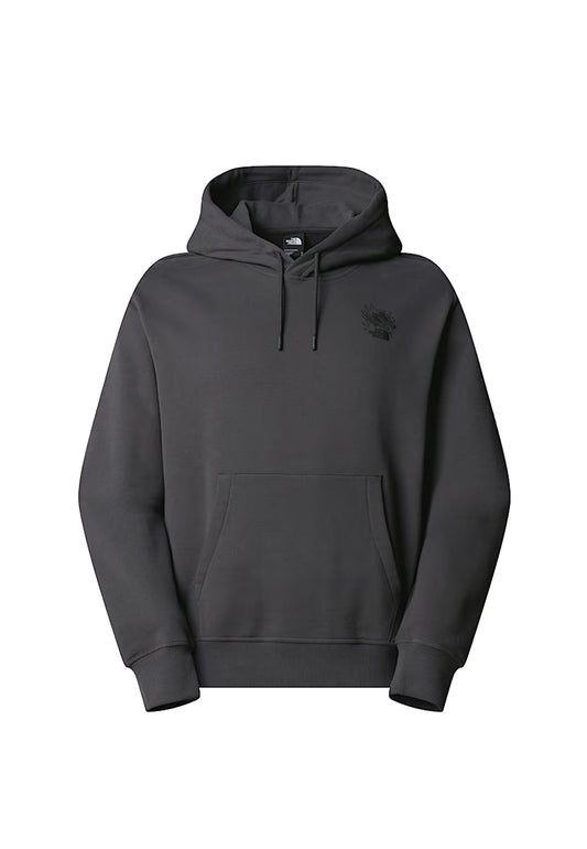 Felpa con cappuccio grigia Powder Days Relaxed The North Face A25 NF0A8E4G0C51 NF0C5NF0C5 THE NORTH FACE 