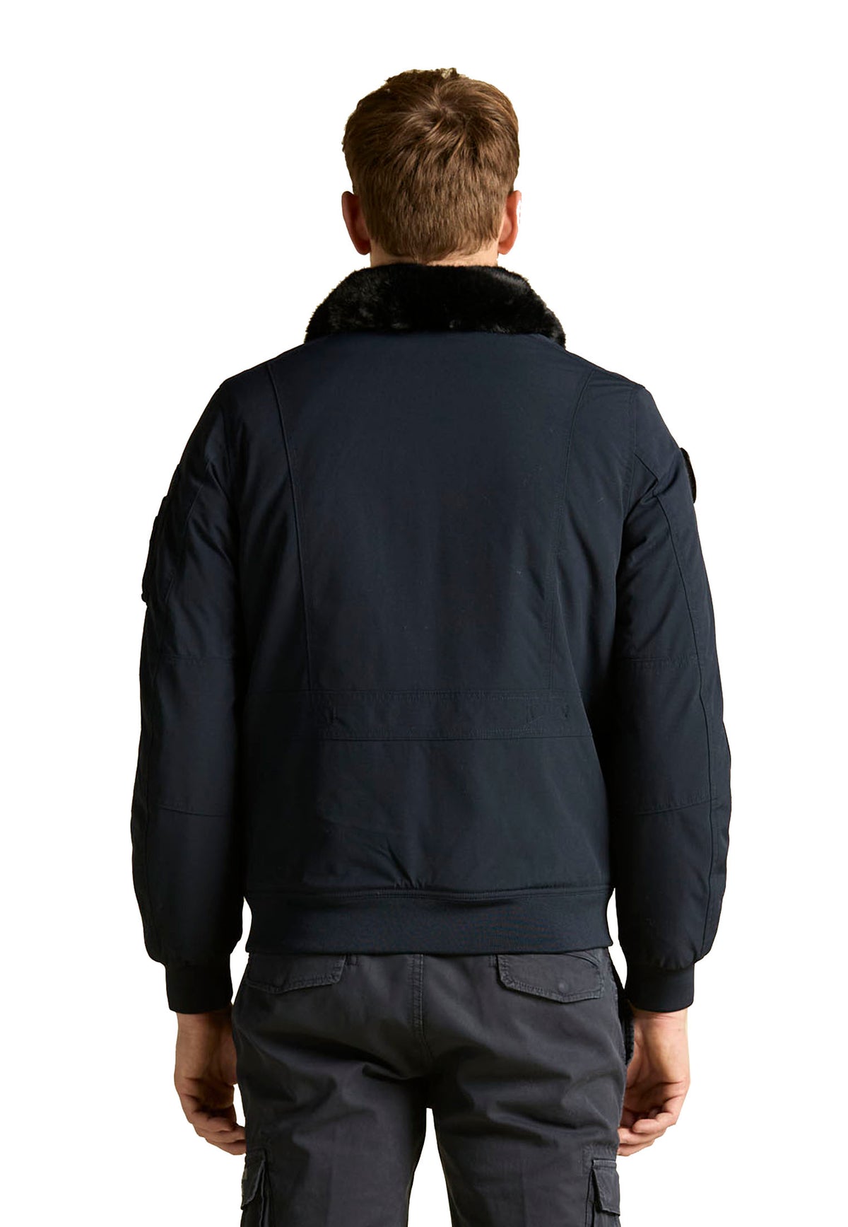 Giacca blu scura imbottita uomo Pilot Aeronautica Militare A26 262AB3108UCT03151 0839508395 AERONAUTICA MILITARE 