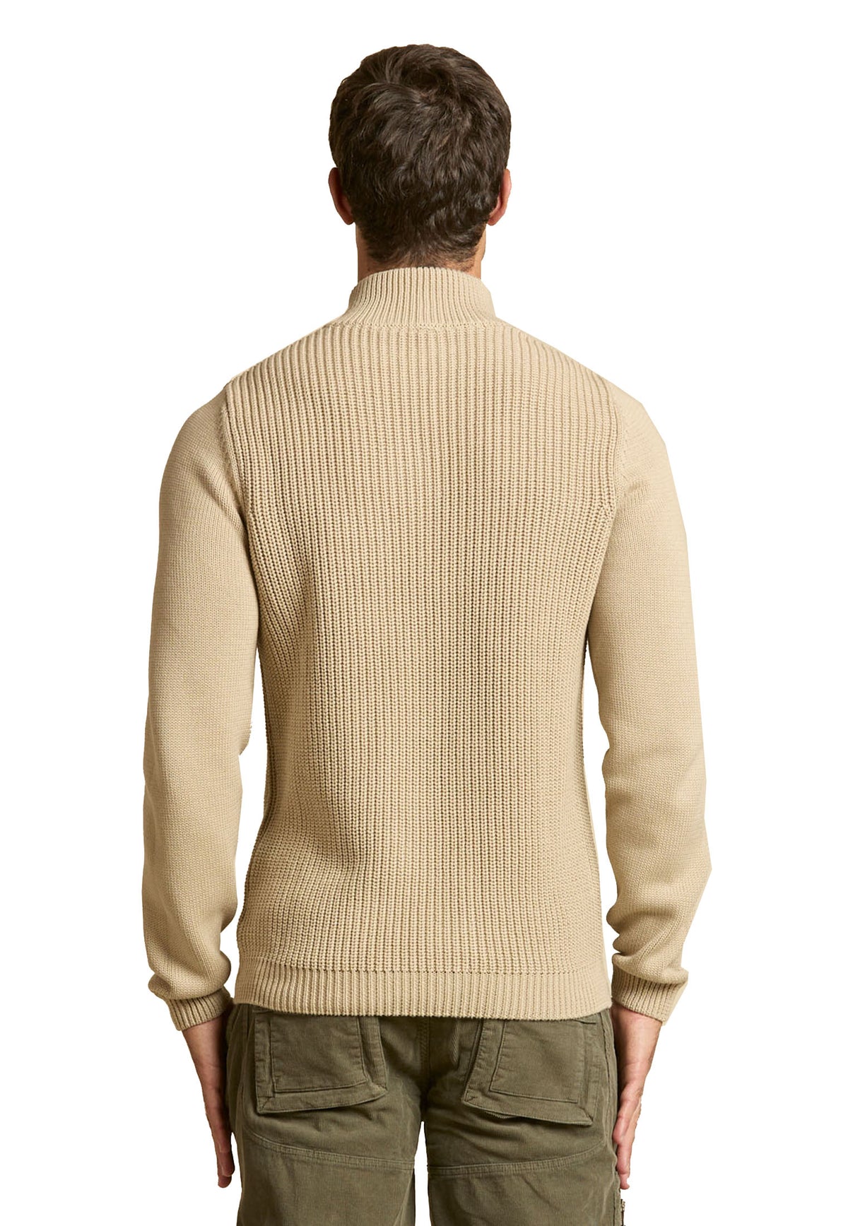 Maglia beige cotone con bottoni Aeronautica Militare A26 262MA1572UL00409 5764657646 AERONAUTICA MILITARE 