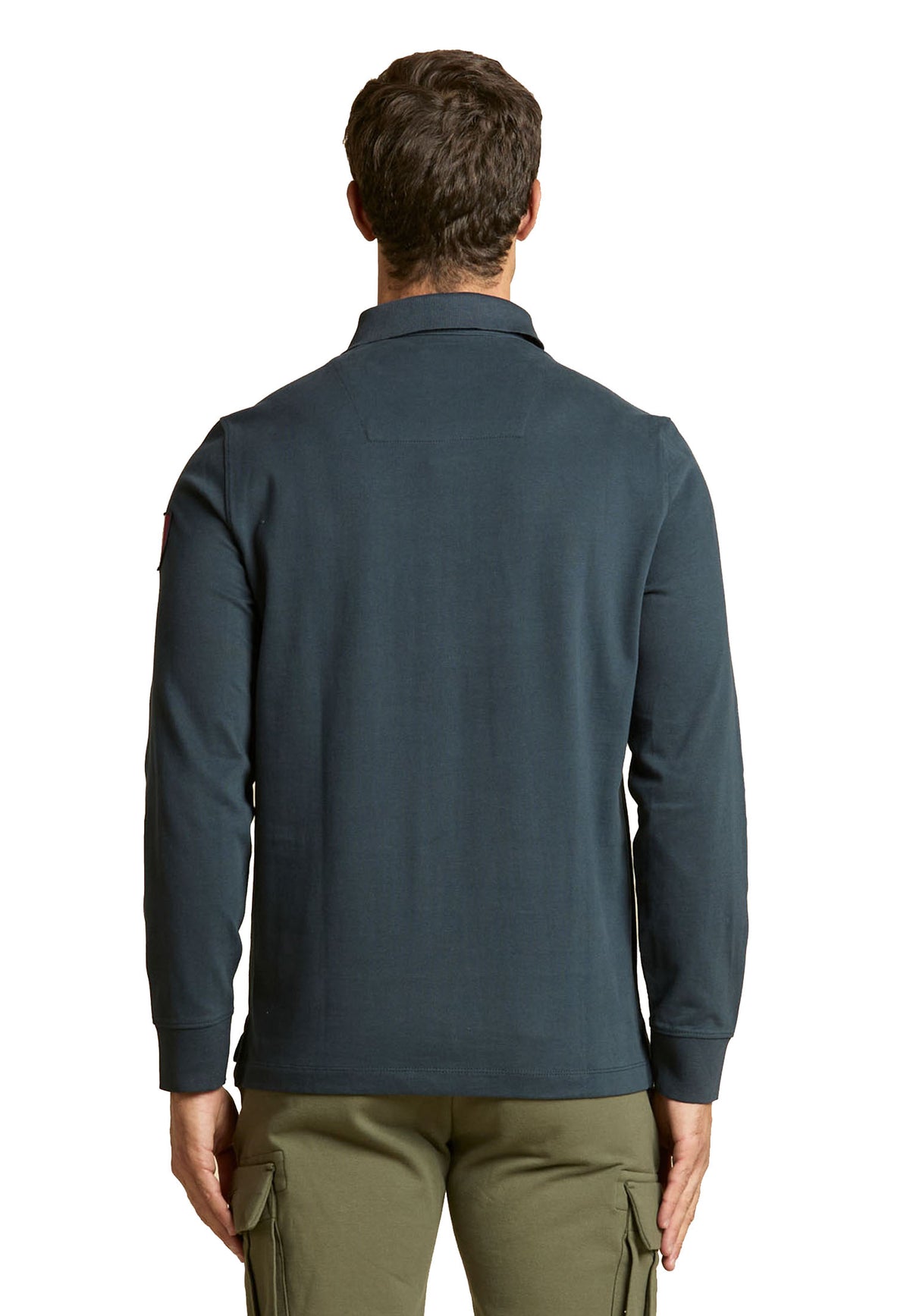 Polo a maniche lunghe cotone blu Frecce Tricolori Aeronautica Militare A26 262PO1941UJ00703 3440734407 AERONAUTICA MILITARE 