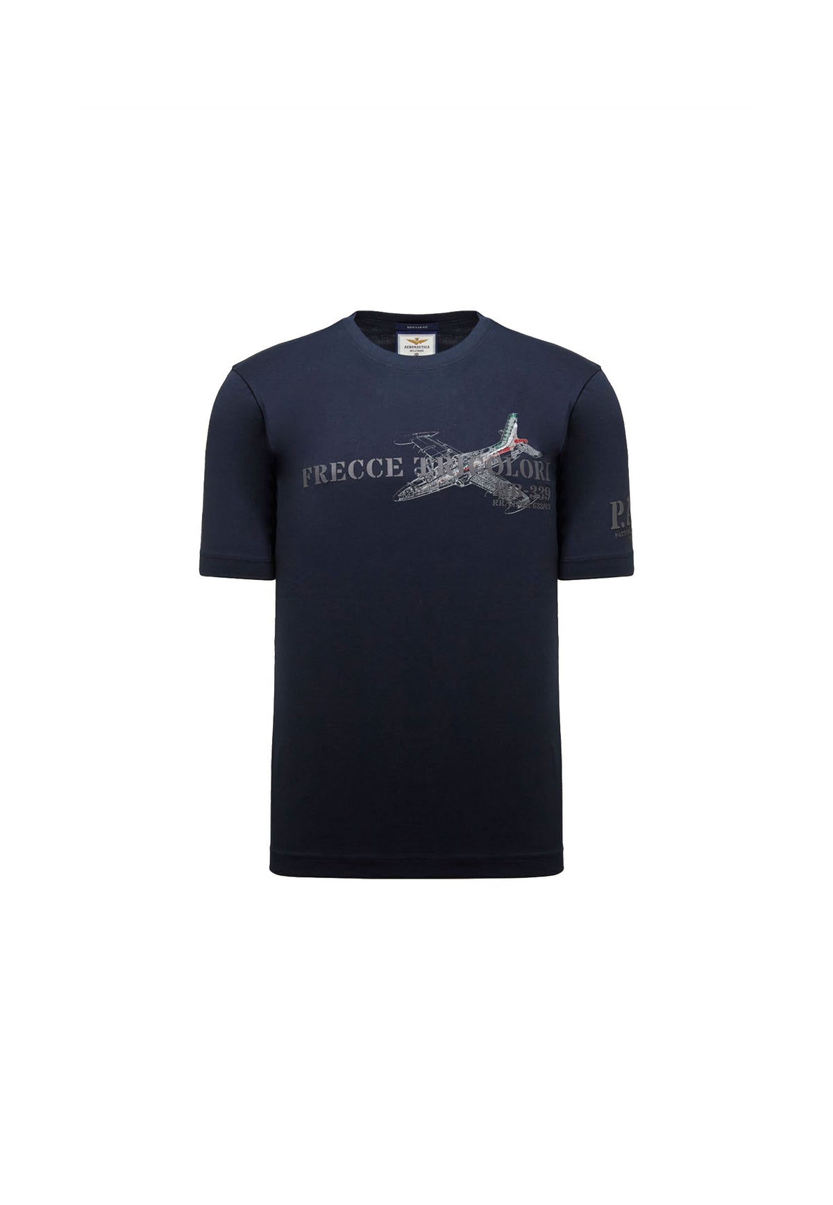 T-shirt girocollo cotone blu Frecce Tricolore Aeronautica Militare A26 262TS2541UJ00750 0818408184 AERONAUTICA MILITARE 