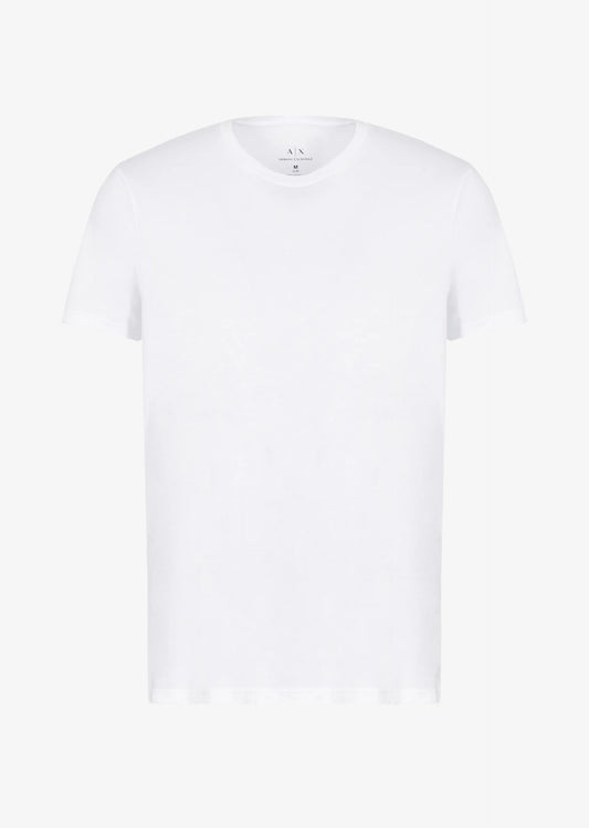 T-shirt girocollo bianca cotone Essential Armani Exchange A26 8NZT74 ZJA5Z 11001100 ARMANI EXCHANGE 