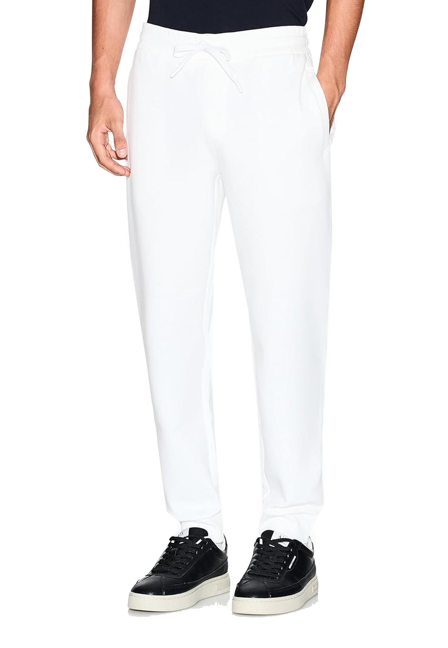 Pantaloni tuta bianca sportiva Armani Exchange A26 XM000373 AF10818 U0009U0009 ARMANI EXCHANGE 