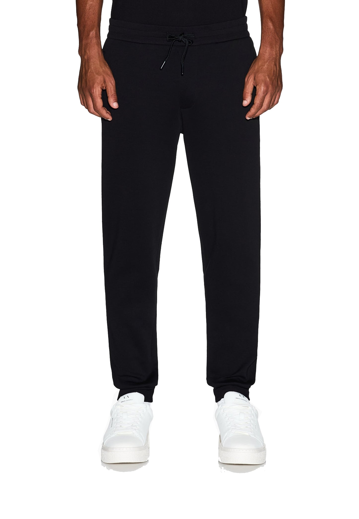 Pantaloni tuta nera sportiva Armani Exchange A26 XM000373 AF10818 UC001UC001 ARMANI EXCHANGE 