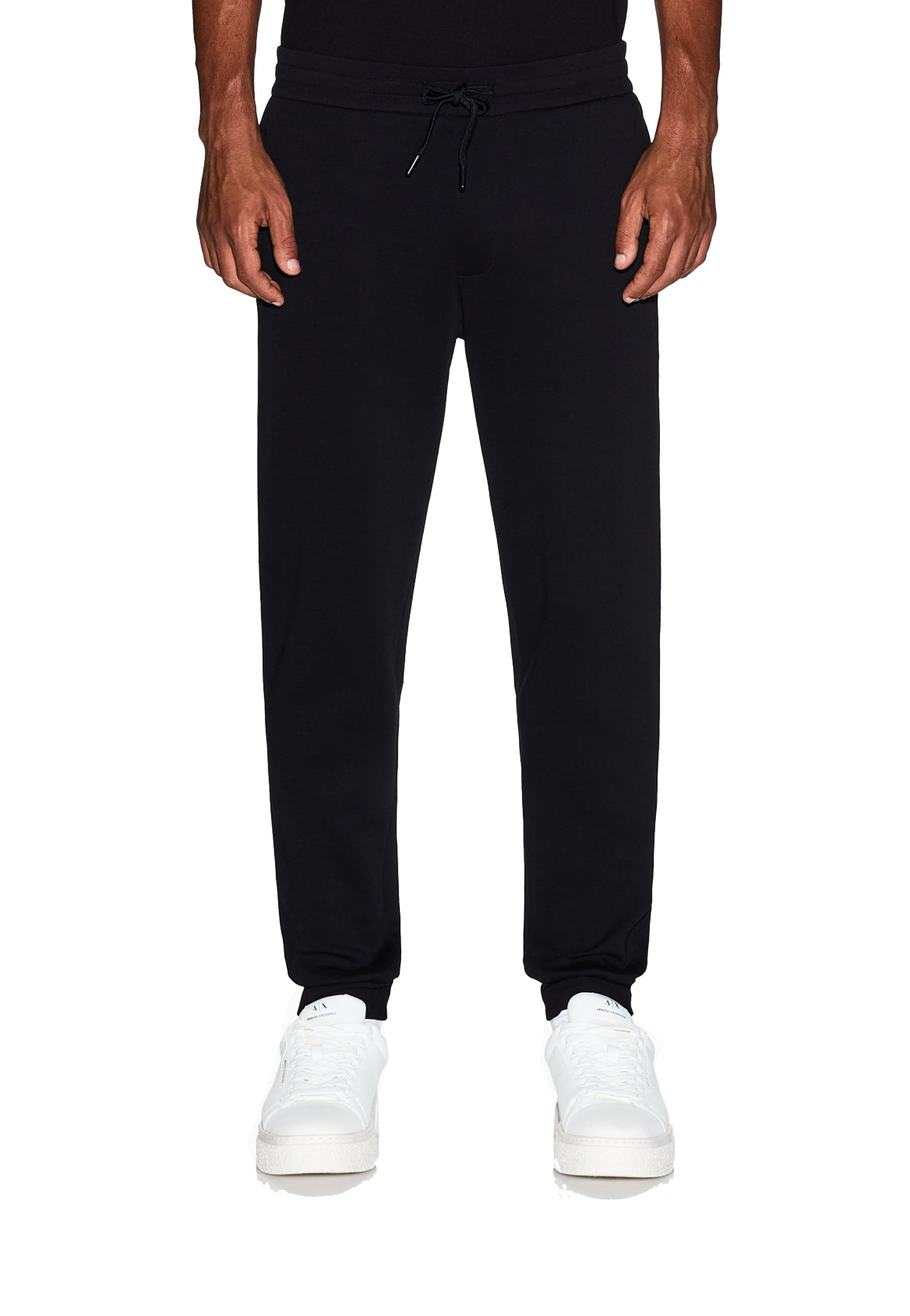 Pantaloni tuta nera sportiva Armani Exchange A26 XM000373 AF10818 UC001UC001 ARMANI EXCHANGE 
