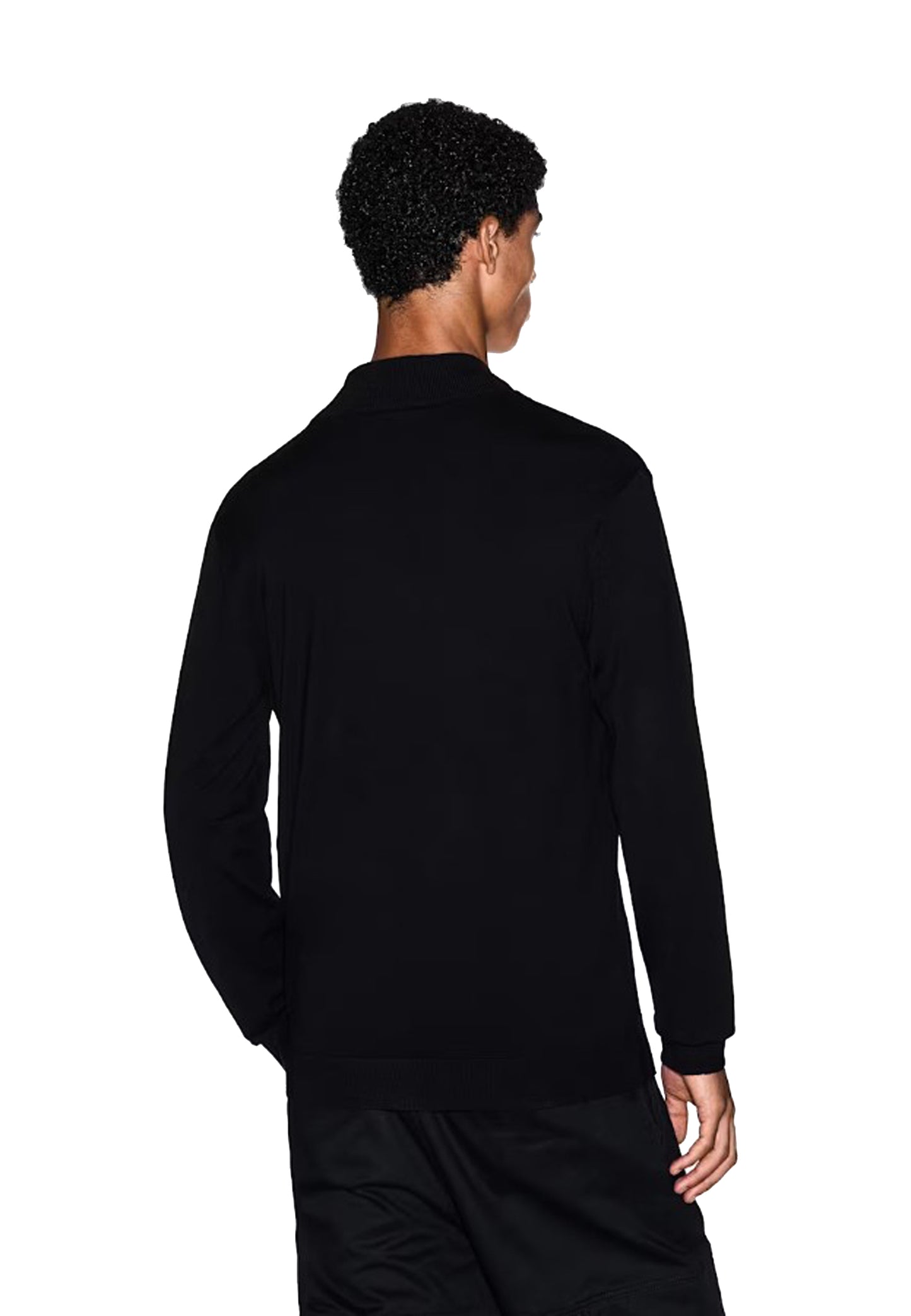 Maglia cardigan nero full zio collo alto Armani Exchange A26 XM001279 AF10454 UC001UC001 ARMANI EXCHANGE 