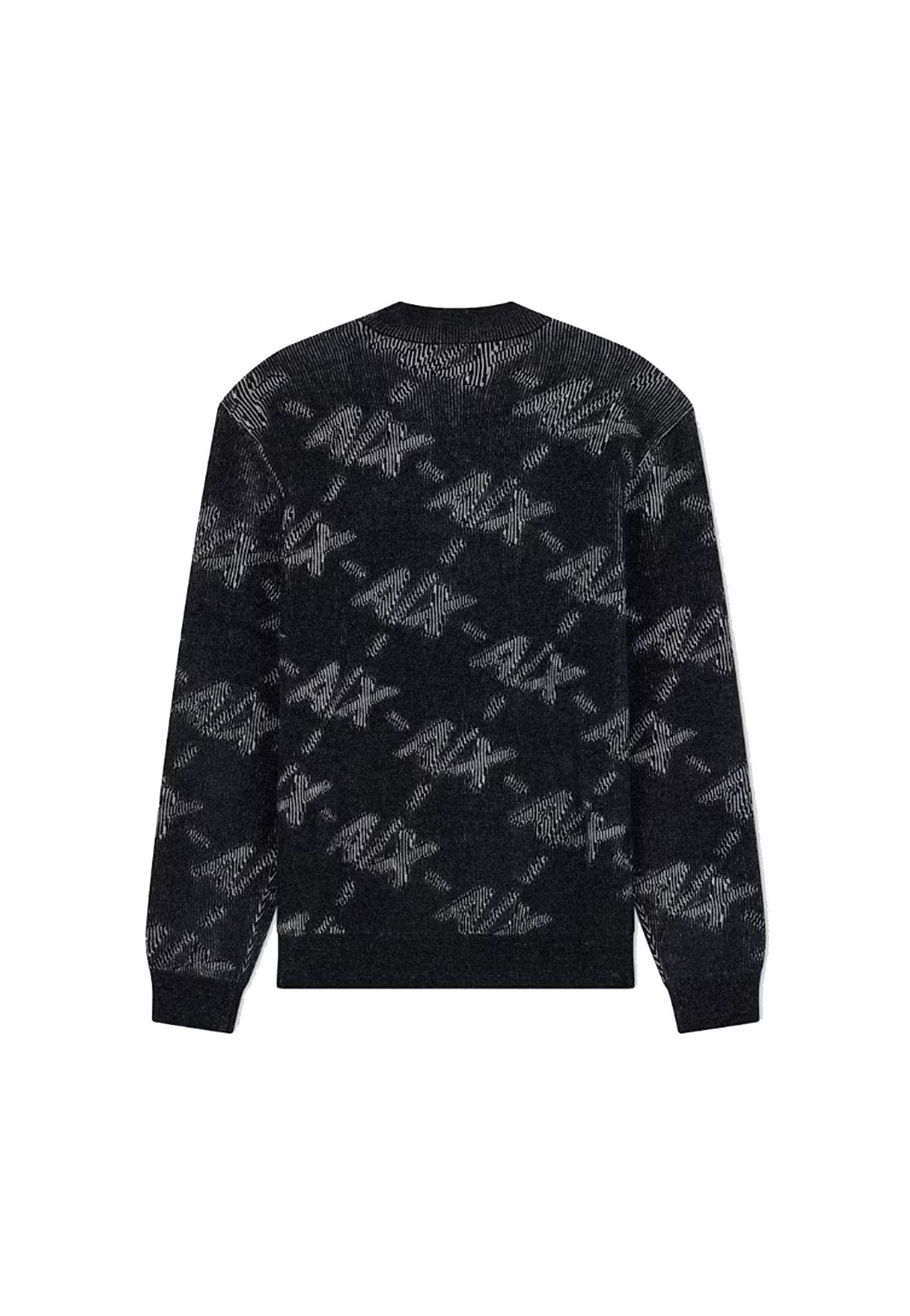 Felpa girocollo nera monogramma all over Armani Exchange A26 XM002992 AF16916 FC357FC357 ARMANI EXCHANGE 