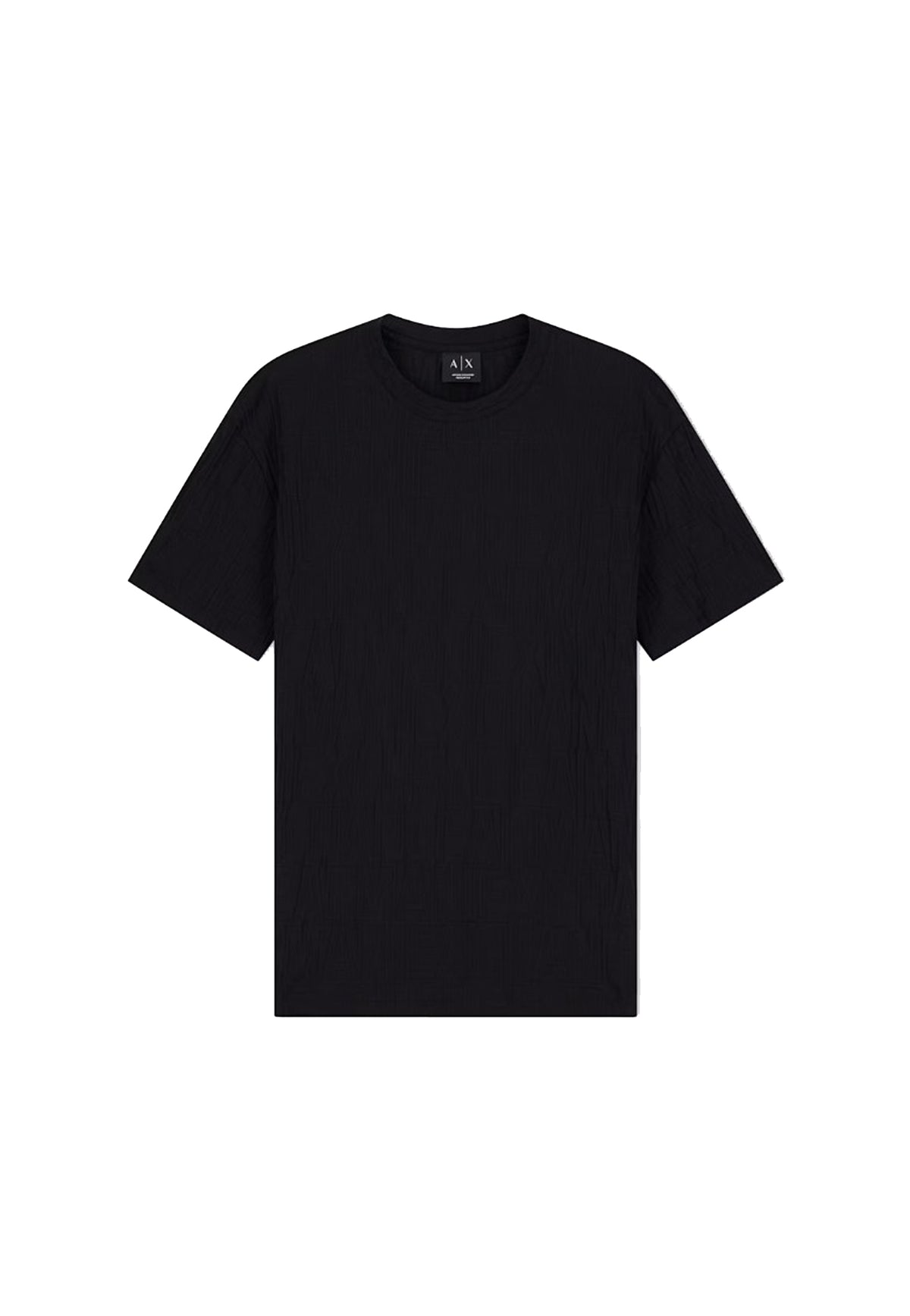 T-shirt girocollo nera cotone mercerizzato Armani Exchange A26 XM003073 AF10337 UC001UC001 ARMANI EXCHANGE 