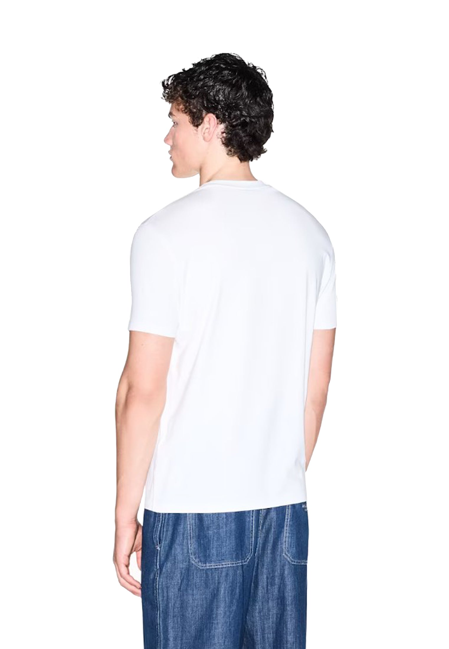 T-shirt girocollo bianca slim fit Armani Exchange A26 XM003141 AF26650 U0009U0009 ARMANI EXCHANGE 