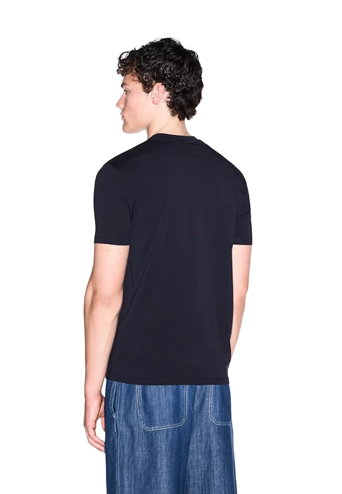 T-shirt girocollo blu slim fit Armani Exchange A26 XM003141 AF26650 UB101UB101 ARMANI EXCHANGE 