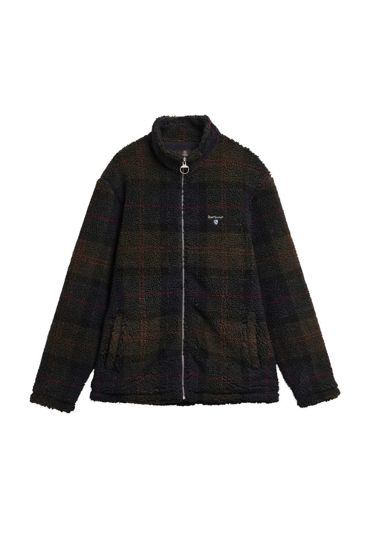 Giacca Pile sherpa verde tartan Barbour A26 262MMFL0187 TN43TN43 BARBOUR 